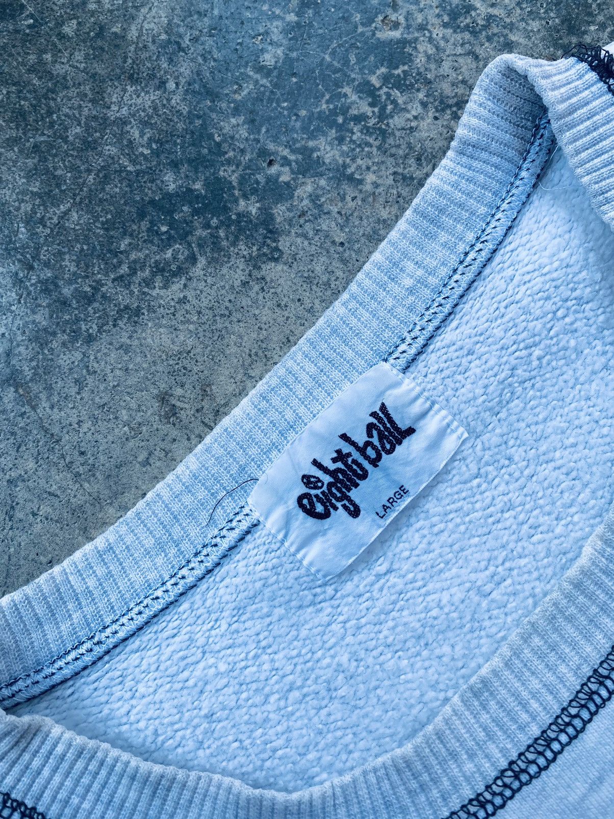 Vintage Vintage 90s Eight Ball Skateboard Back Print Sweatshirt Rare Size US L / EU 52-54 / 3 - 4 Thumbnail