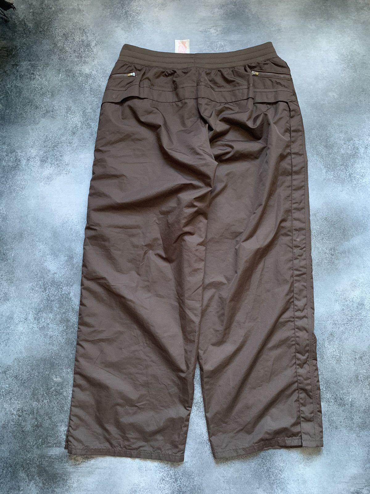 Nike × Vintage Vintage Nike Track Side Button Pants Drill Y2K style Swoosh Size US 36 / EU 52 - 7 Thumbnail