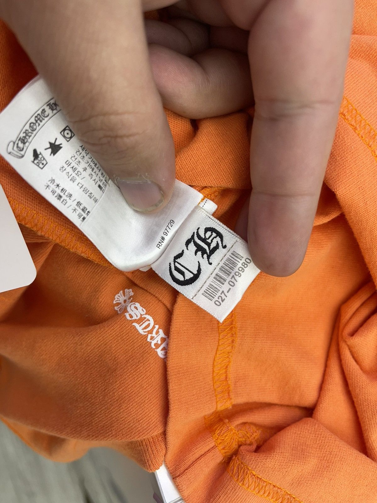 Chrome Hearts Chrome hearts Mattyboy tee (orange) Size US L / EU 52-54 / 3 - 6 Thumbnail