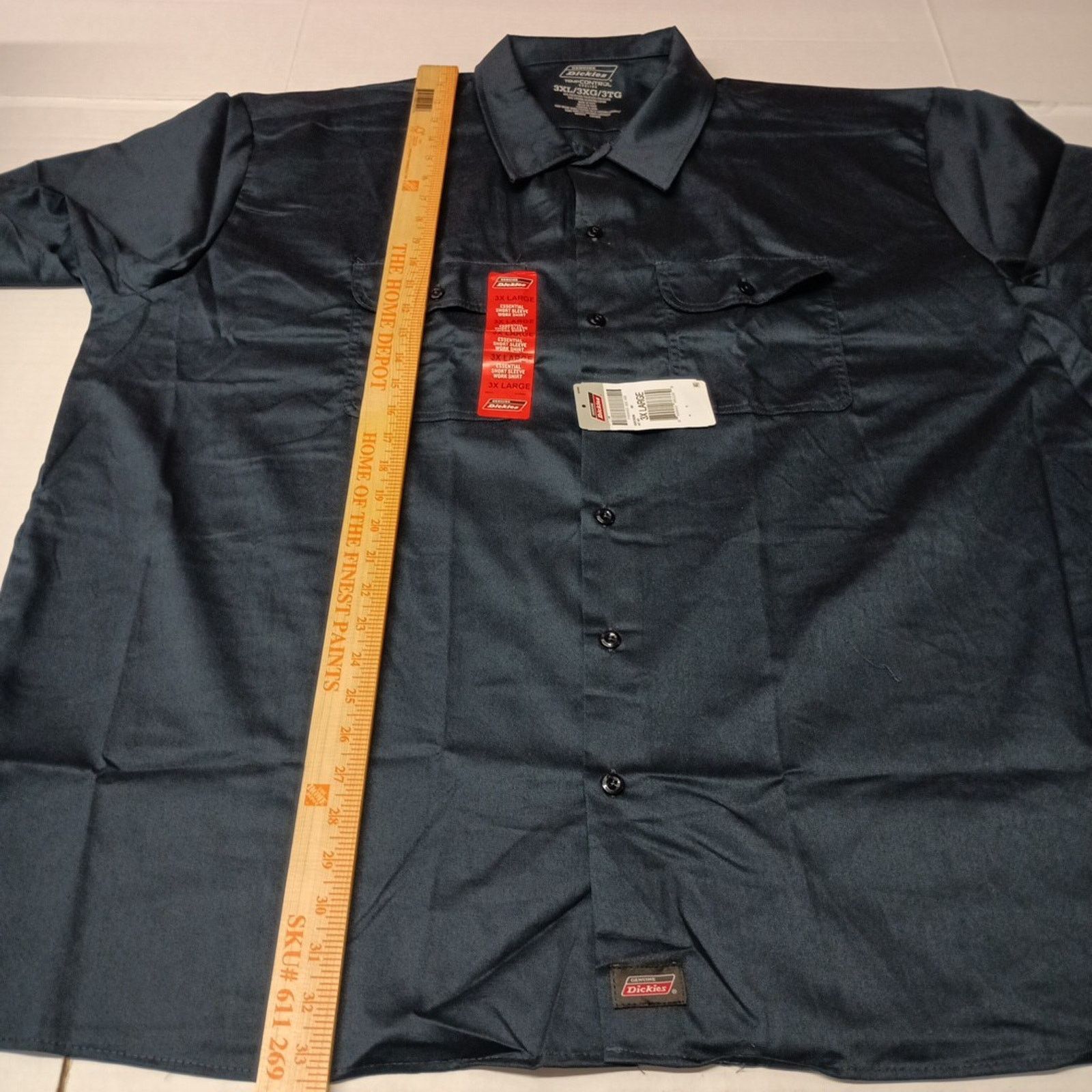 Dickies Dickies Essential Work Shirt Mens Size 3XL Blue Temp Control Size US XXL / EU 58 / 5 - 5 Thumbnail