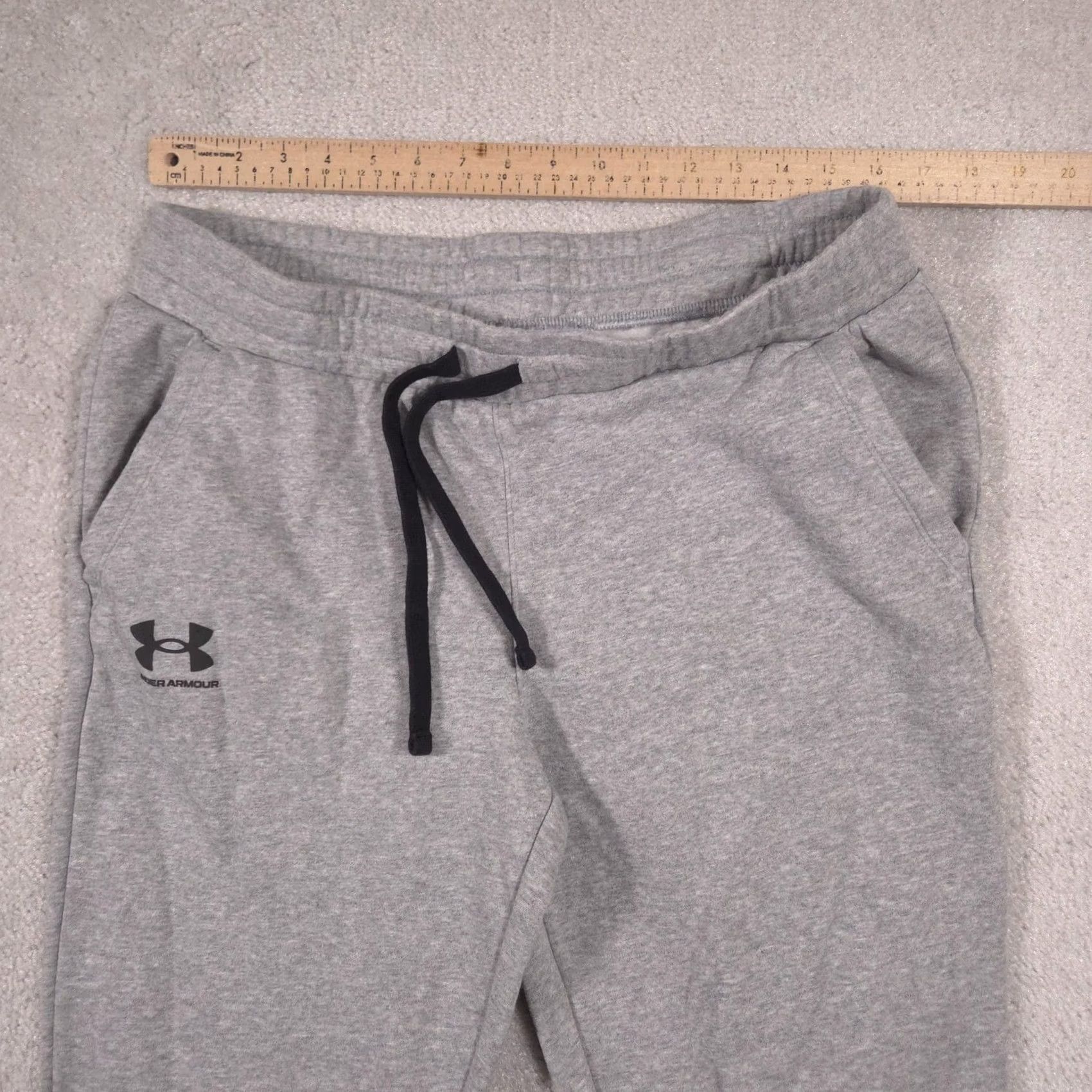 Under Armour Under Armour Mens Large Gray Fleece Jogger Pants Athletic Size US 33 - 5 Thumbnail