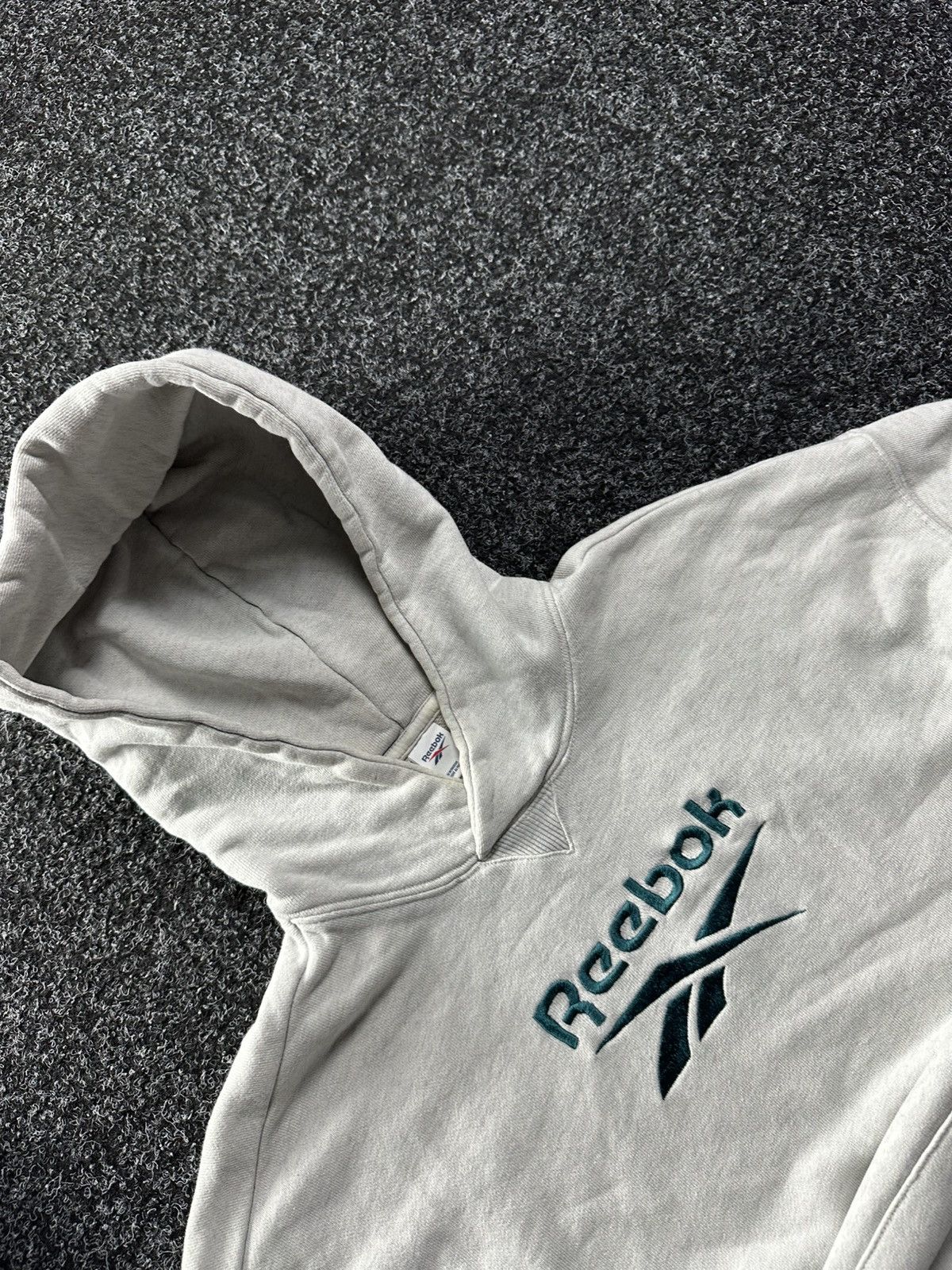 Reebok × Vintage 🚨 VINTAGE BOXY REBOOK HOODIE RARE Y2k BIG LOGO Size US S / EU 44-46 / 1 - 4 Thumbnail