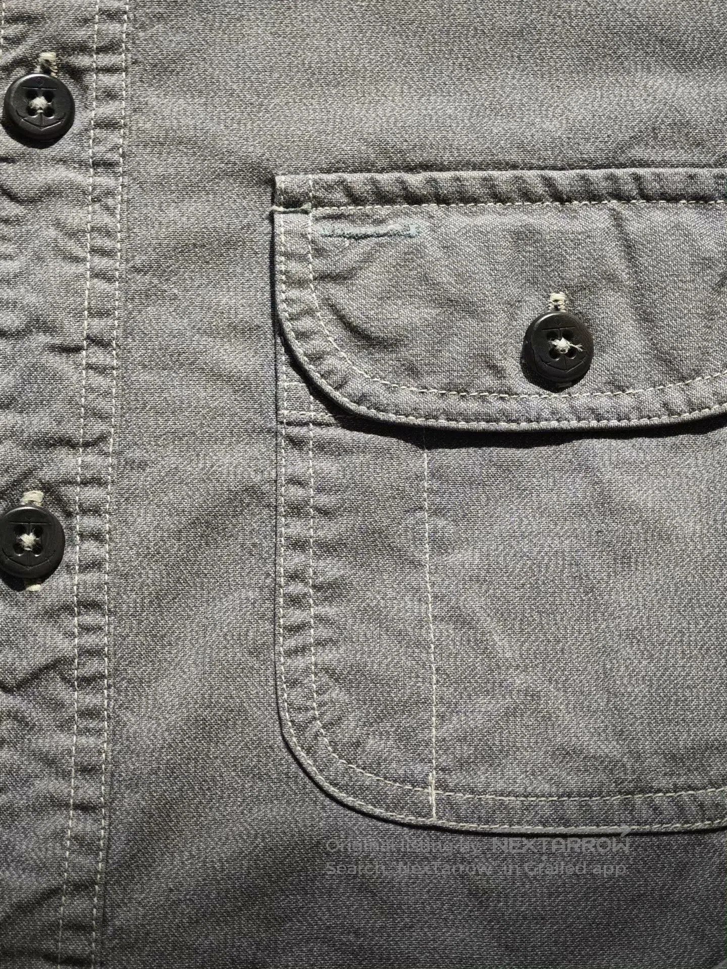 RRL Ralph Lauren RRL Double RL Gray Work Shirt. Size US S / EU 44-46 / 1 - 5 Thumbnail