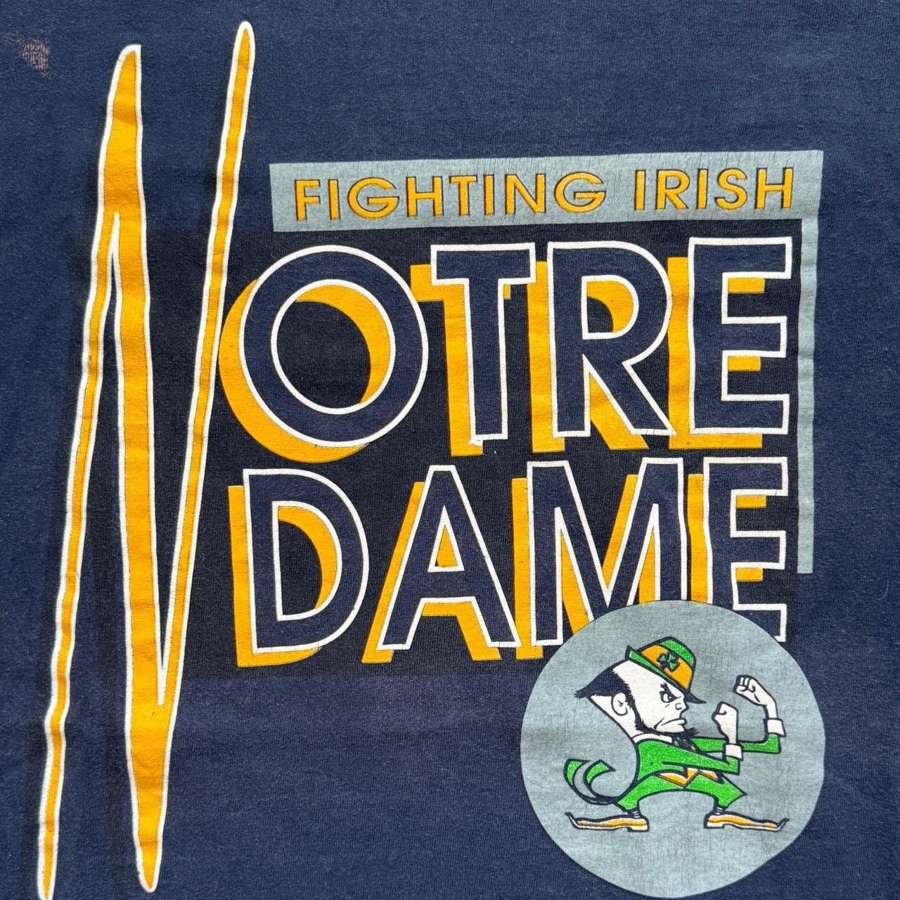 NCAA × Vintage Vintage 90’s Notre Dame T Shirt Size XL Size US XL / EU 56 / 4 - 2 Thumbnail