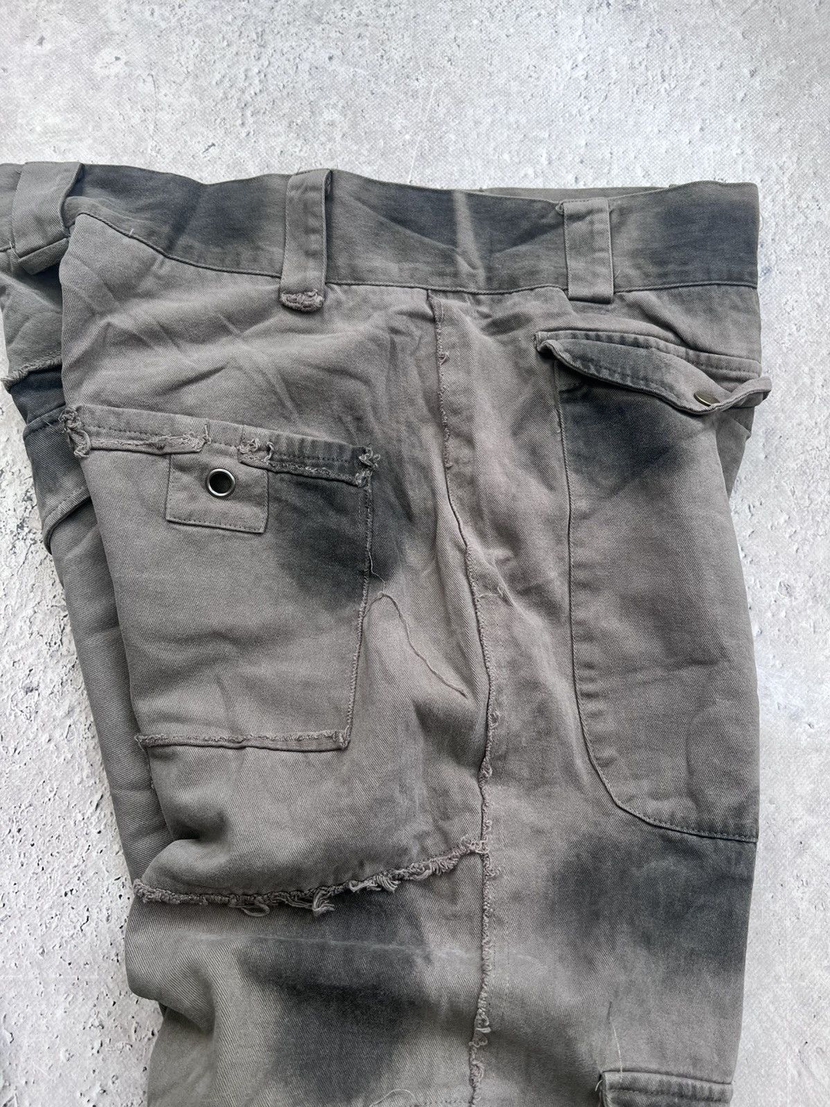 If Six Was Nine × Japanese Brand × Le Grande Bleu (L.G.B.) Y2k affliction graphic angel wing type jeans CARGO Size US 33 - 10 Thumbnail
