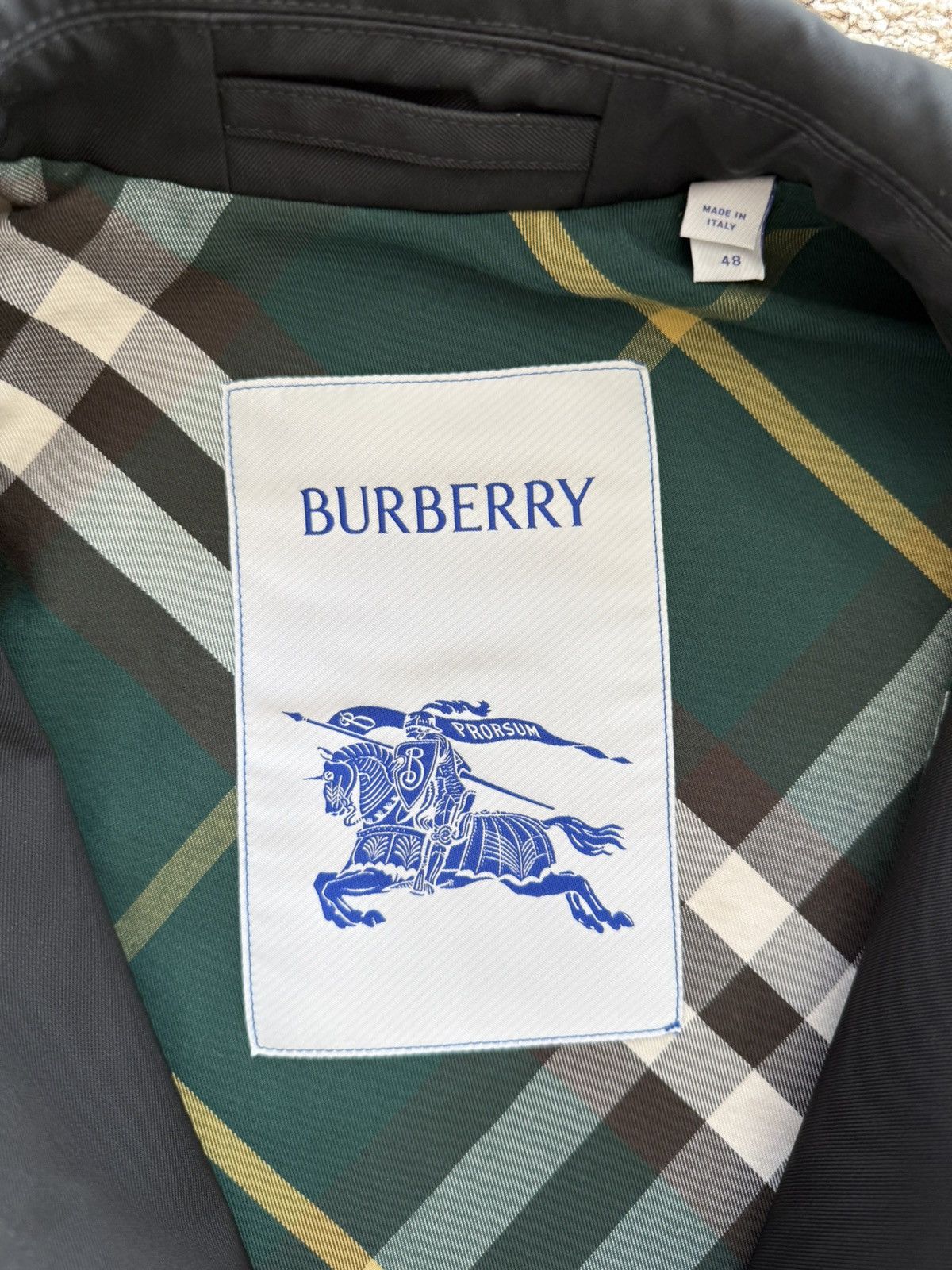 Burberry Check Lined Zip Up Jacket Size US M / EU 48-50 / 2 - 12 Thumbnail