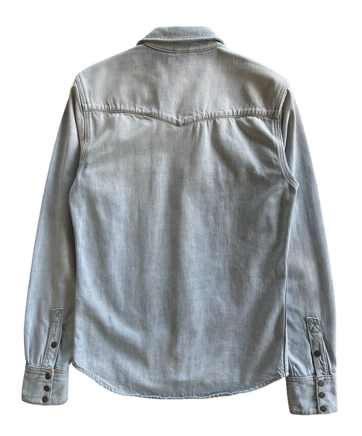 Nudie Jeans Nudie Jonis Ocean Waves Denim Shirt Size US S / EU 44-46 / 1 - 9 Thumbnail
