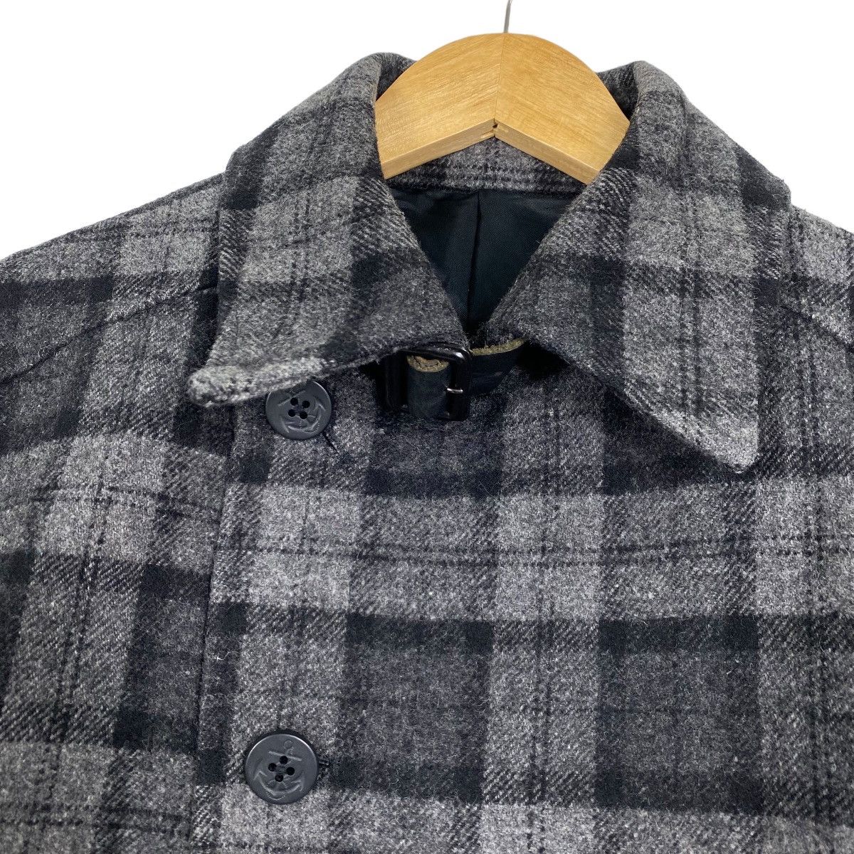 Japanese Brand Katharine Hamnett slant button plaid jacket Size US S / EU 44-46 / 1 - 6 Thumbnail