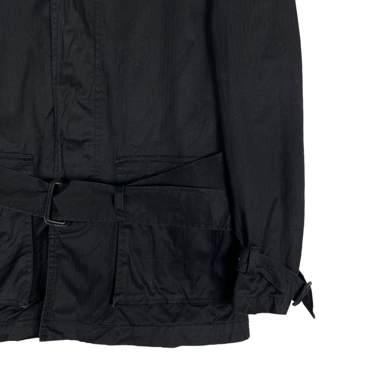 R.Newbold 🔥 BLACK R.NEWBOLD BELTED TRENCH COAT JACKET Size US M / EU 48-50 / 2 - 5 Thumbnail