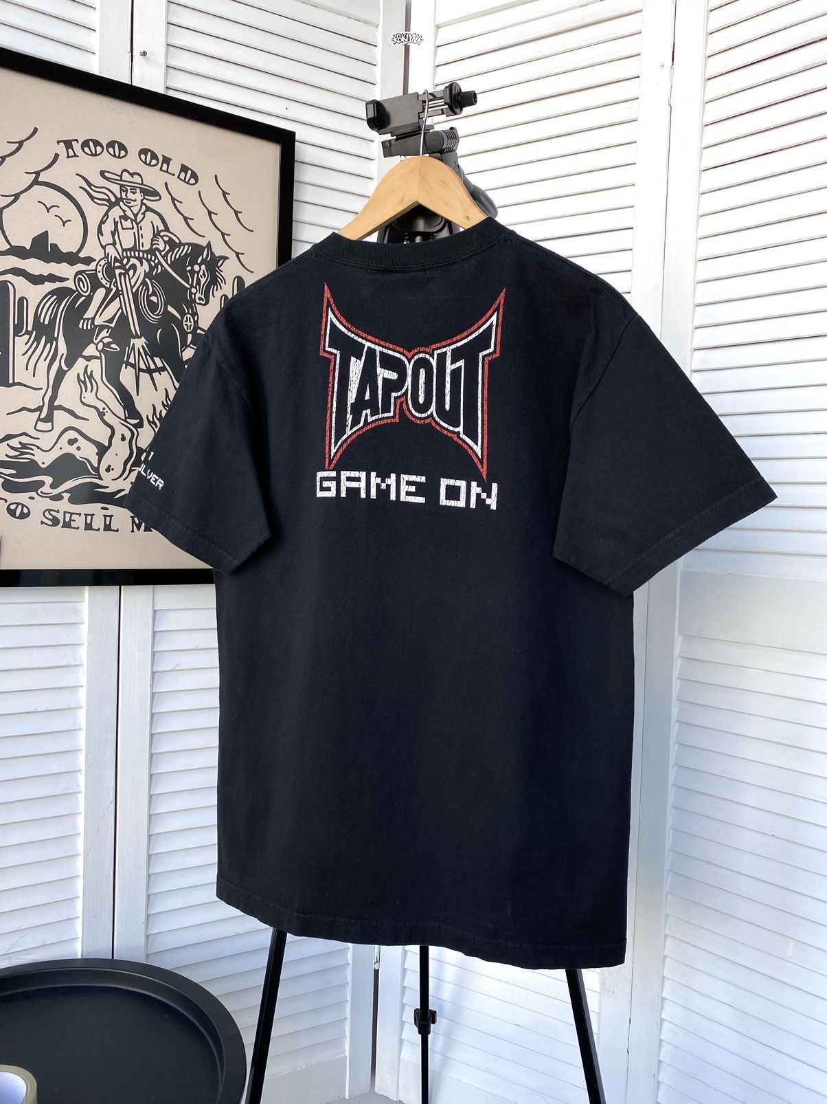 Nintendo × Vintage Vintage Tapout x Jens Pulver Signature Nintendo Tee Shirt Size US M / EU 48-50 / 2 - 11 Thumbnail