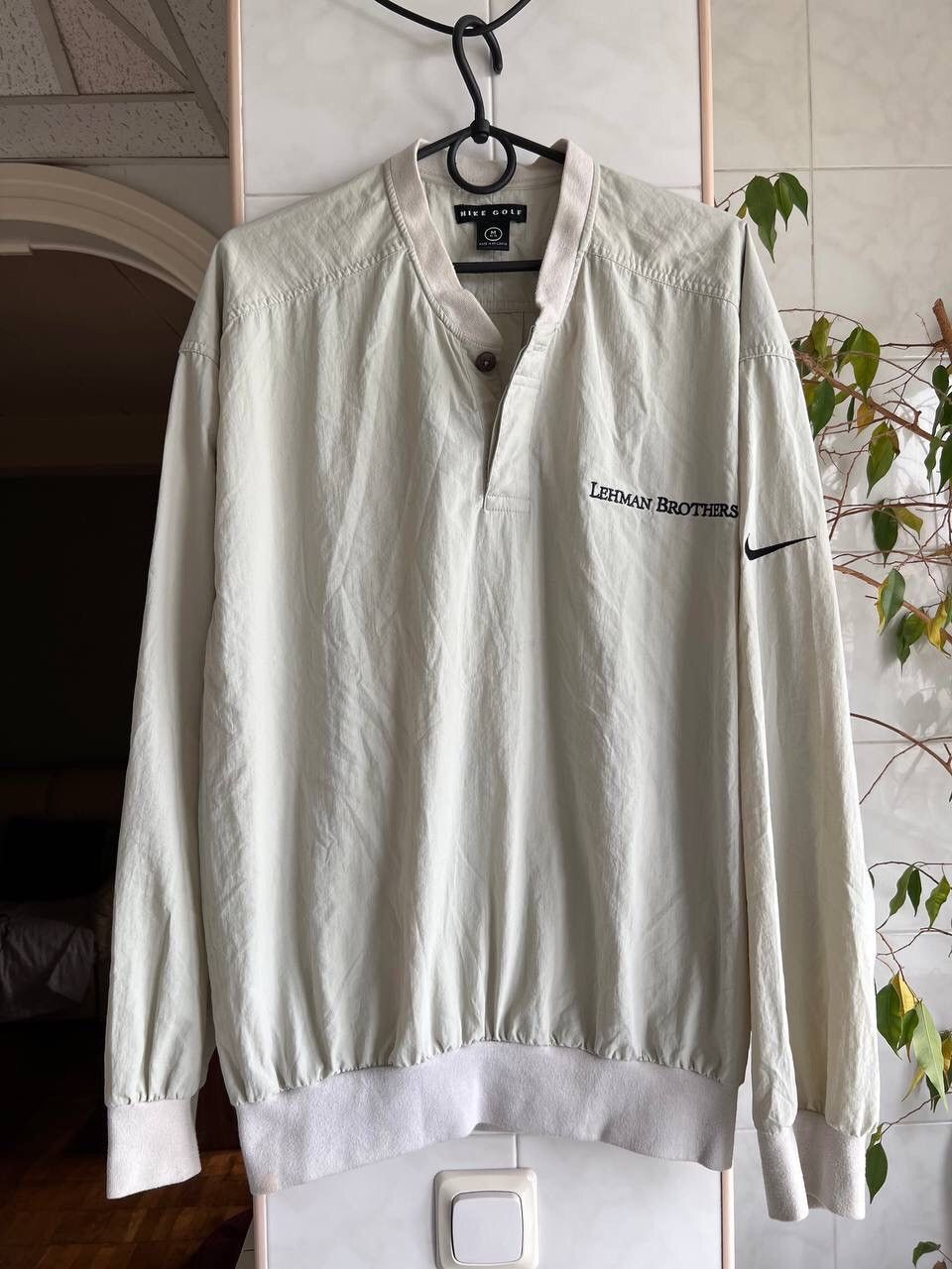 Nike Vintage Nike Golf Lehman brothers nylon crewneck sweatshirt Size US L / EU 52-54 / 3 - 12 Thumbnail