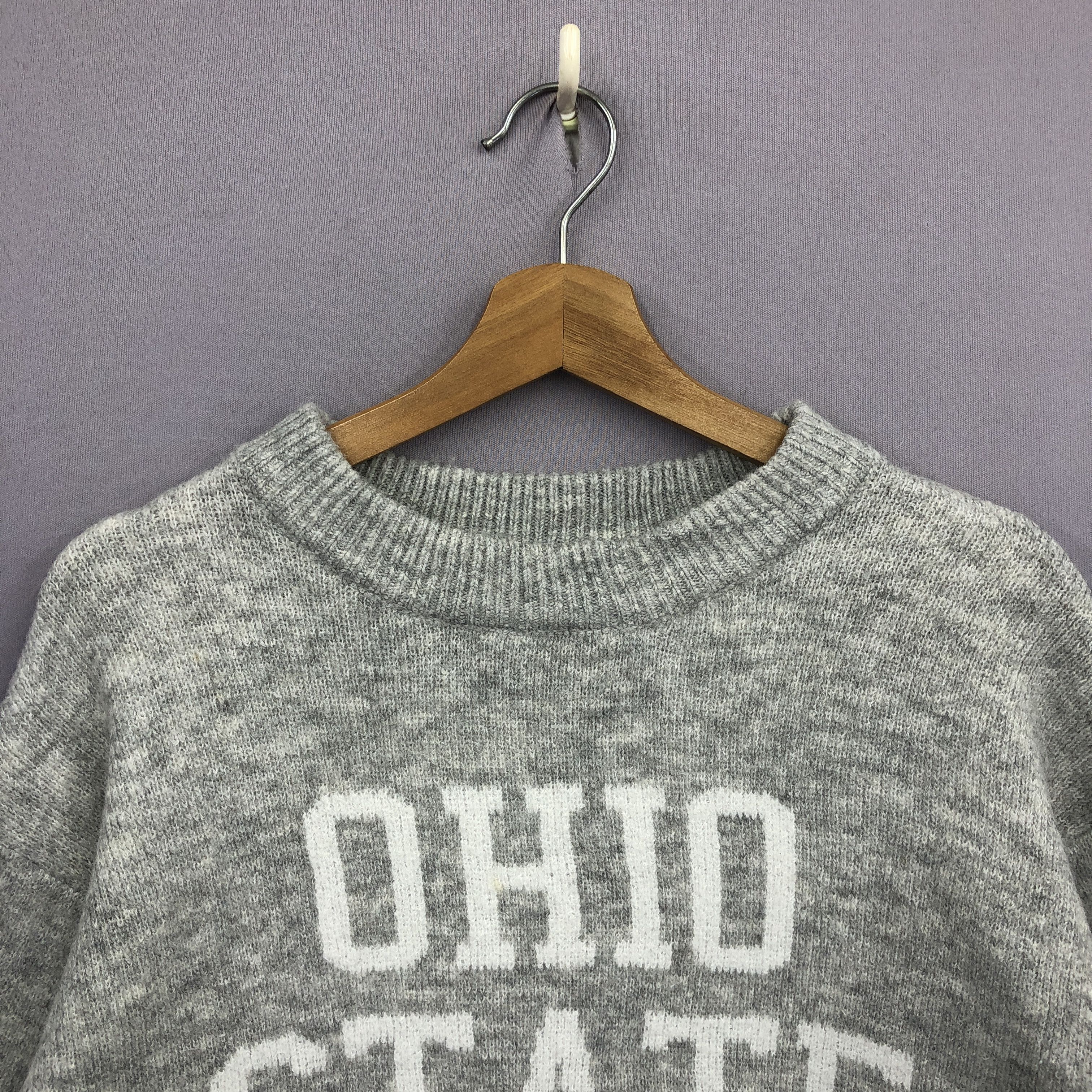 Aran Isles Knitwear × Homespun Knitwear × Vintage Vintage Ohio State Knitwear Sweater Sweatshirt Jumper Size US M / EU 48-50 / 2 - 3 Thumbnail