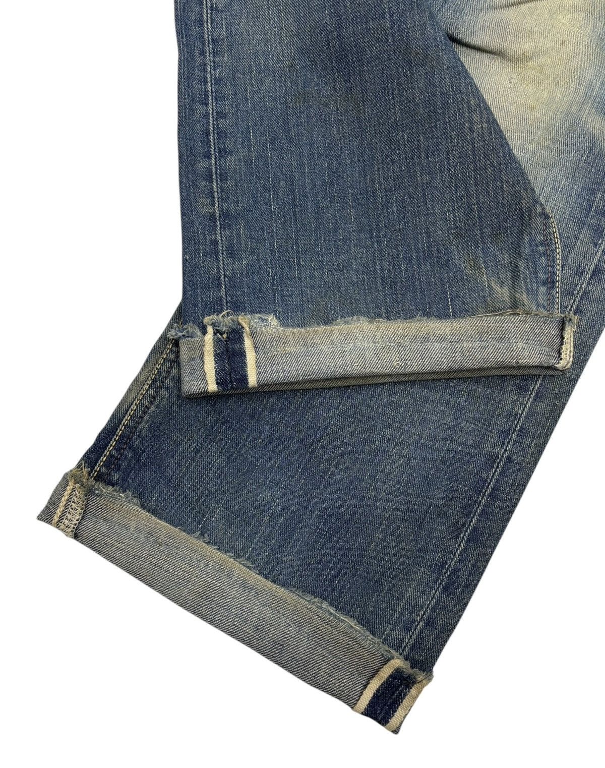 Lee 🔥Vintage Steal🔥Lee Cowboy Selvedge Denim Jeans Distressed Size US 31 - 7 Thumbnail