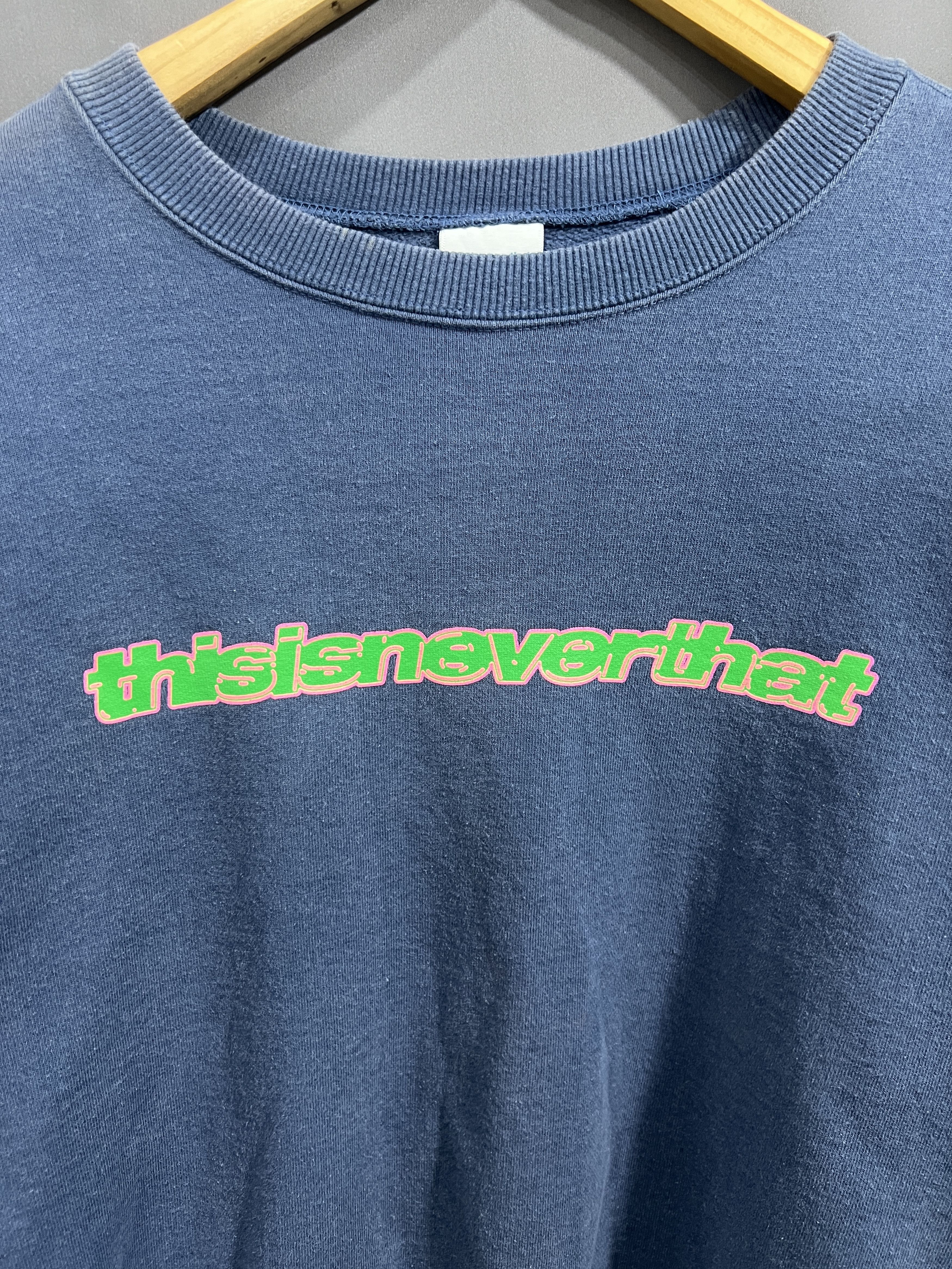 thisisneverthat Thisisneverthat Box Logo Streetwear Sweatshirt (M) JKA186 Size US M / EU 48-50 / 2 - 2 Thumbnail