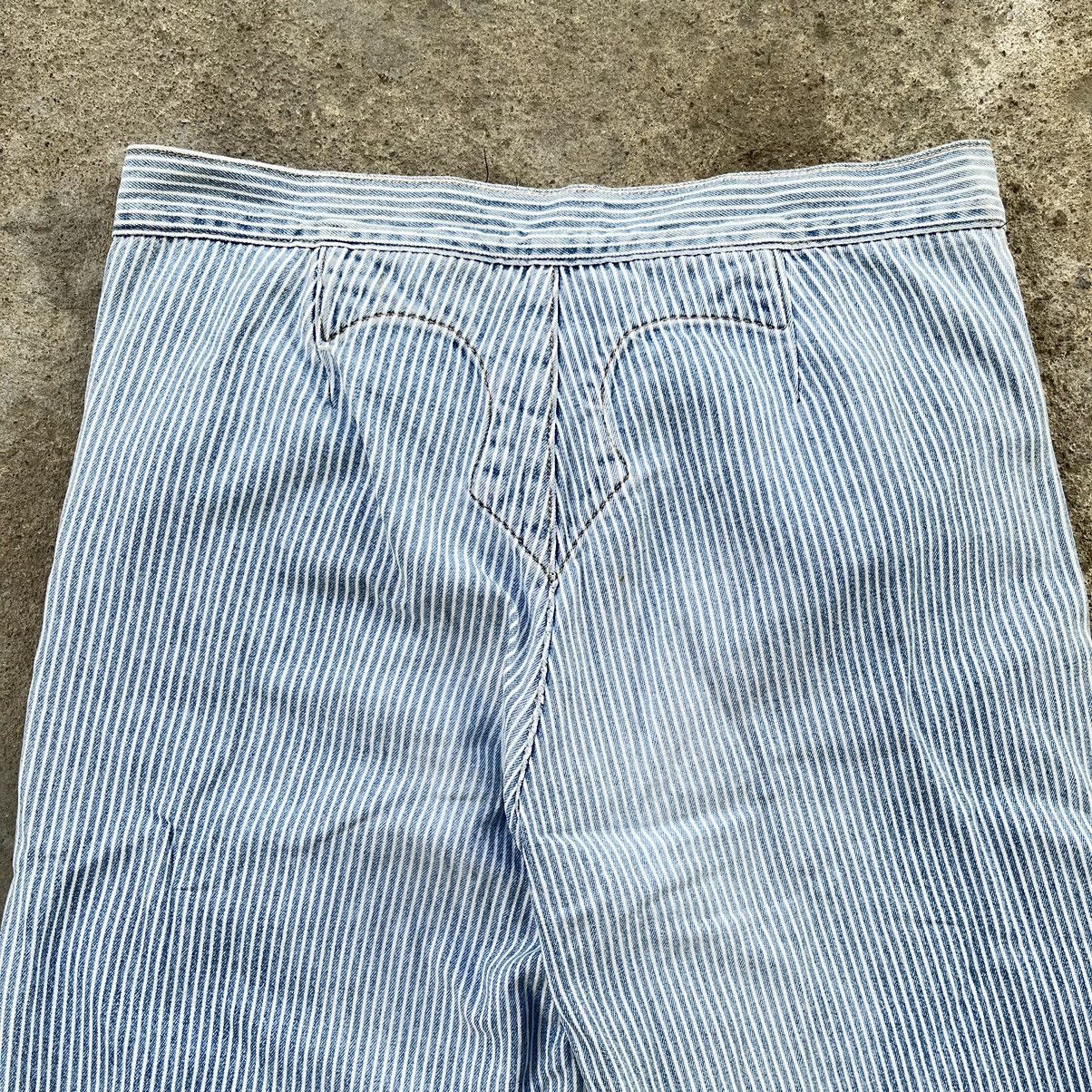 Issey Miyake × Japanese Brand × Zucca Zucca Hickory Baggy Trouser Pants Size 28" / US 6 / IT 42 - 10 Thumbnail