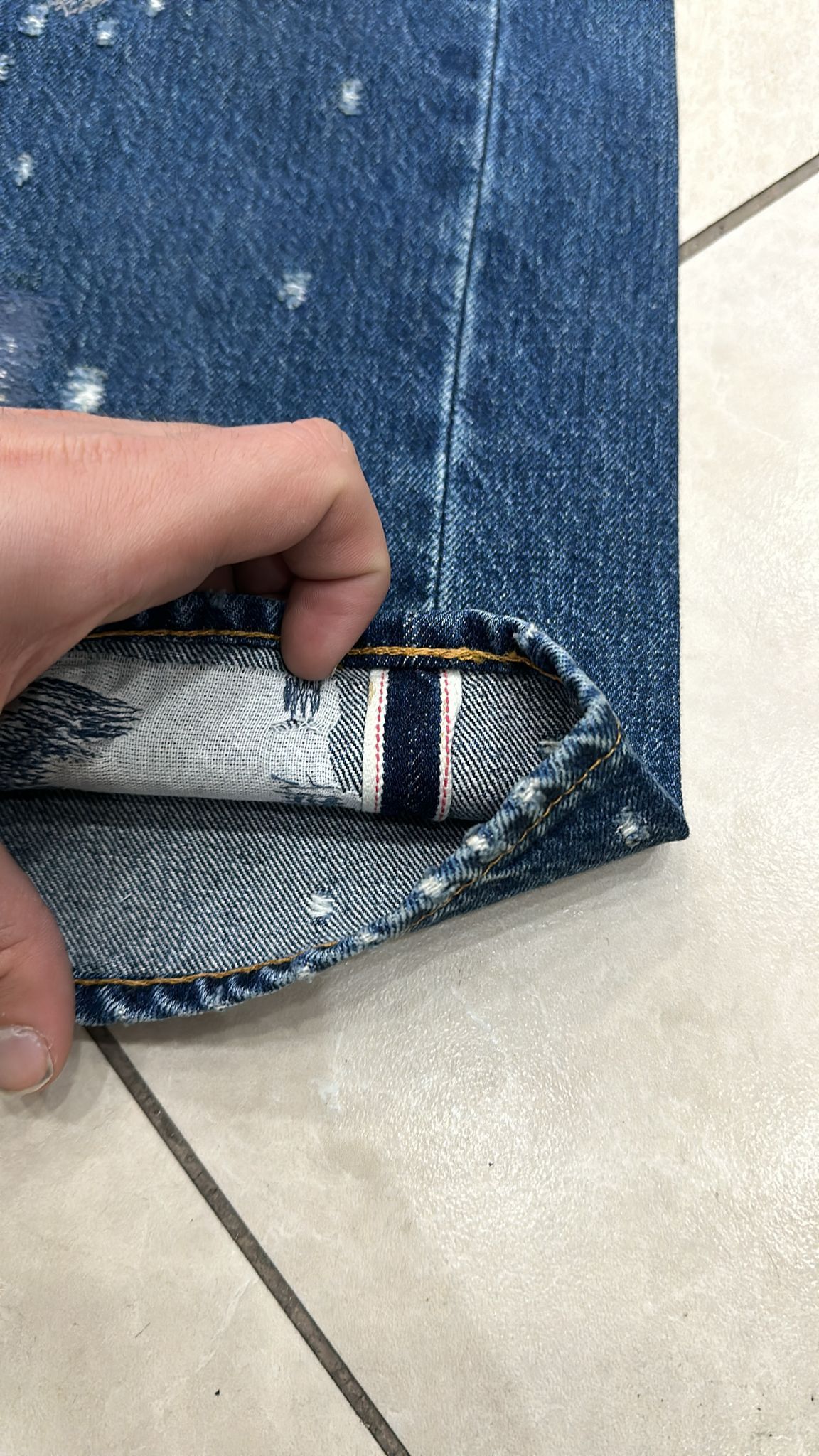 Levi's Vintage Clothing LVC Levi's Vintage Clothing 1947 501XX BigE Selvedge Jeans Size US 32 / EU 48 - 3 Thumbnail