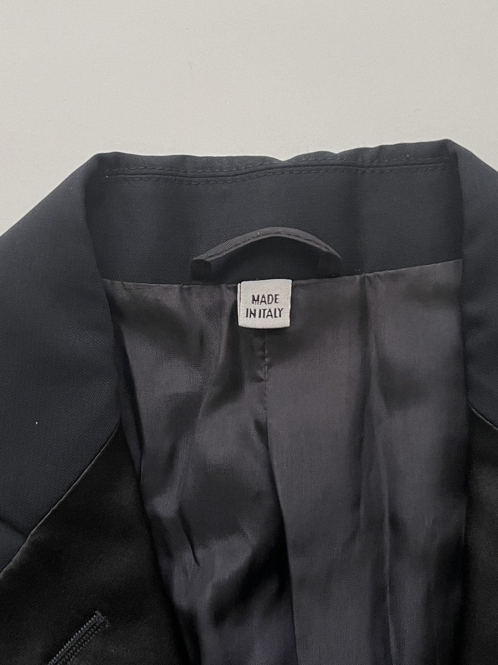 Helmut Lang ⚡️QUICK SALE⚡️1990's Helmut Lang Navy Blazer Tuxedo Jacket Size M / US 6-8 / IT 42-44 - 3 Thumbnail