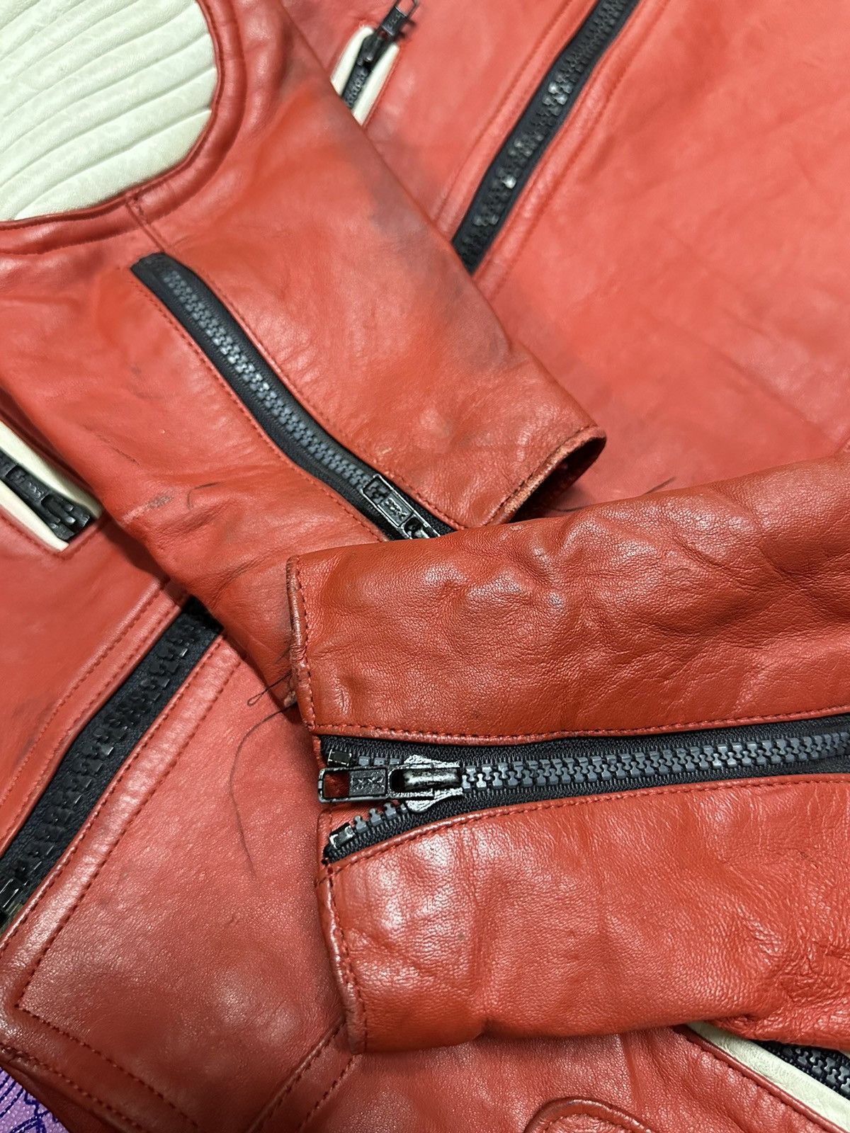 Vintage Vtg 80s Fieldsheer rider leather jacket Size US L / EU 52-54 / 3 - 4 Thumbnail
