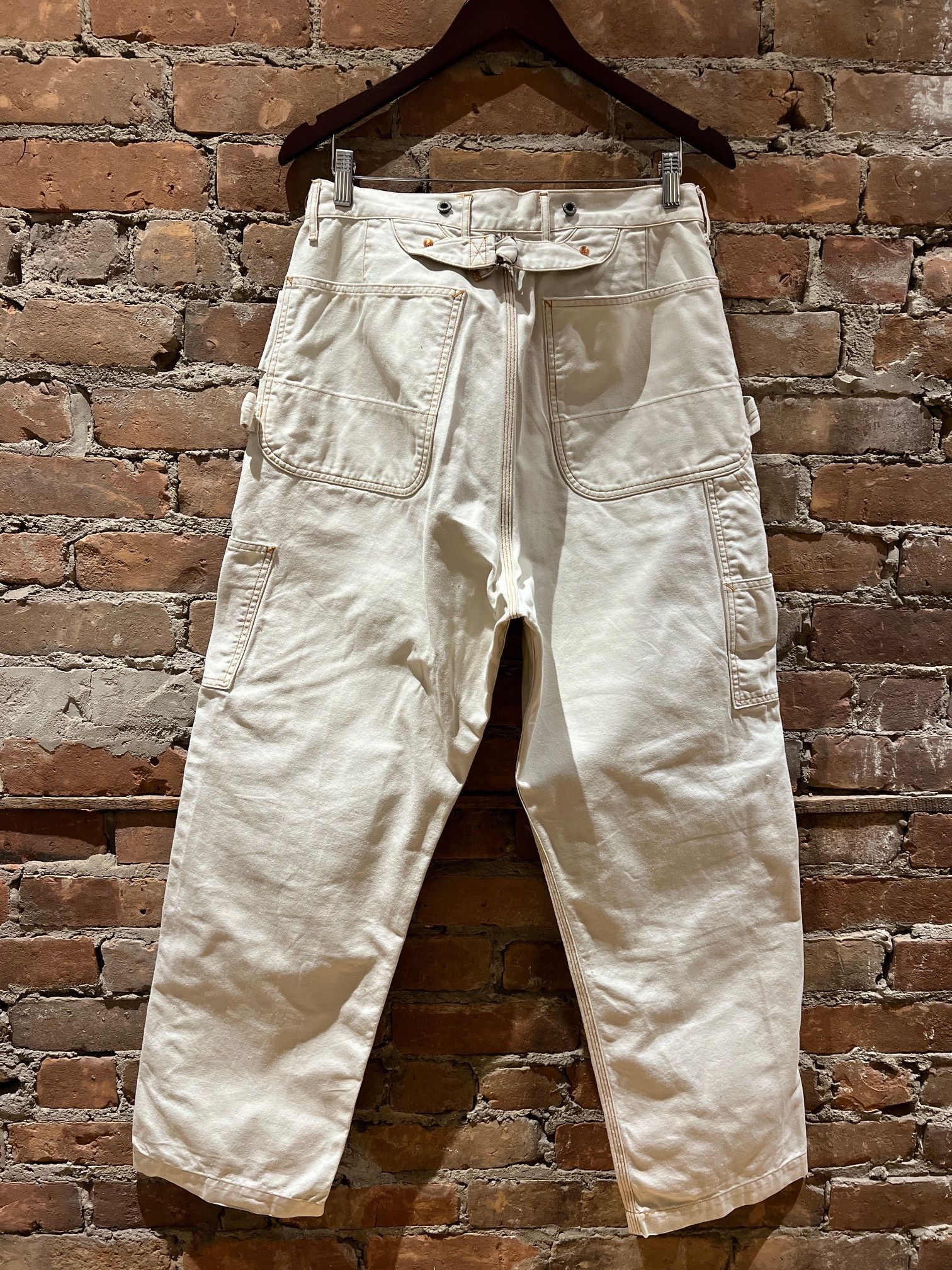 Kapital Kapital Canvas Quilted Knee Painter Pants Size US 32 / EU 48 - 2 Thumbnail