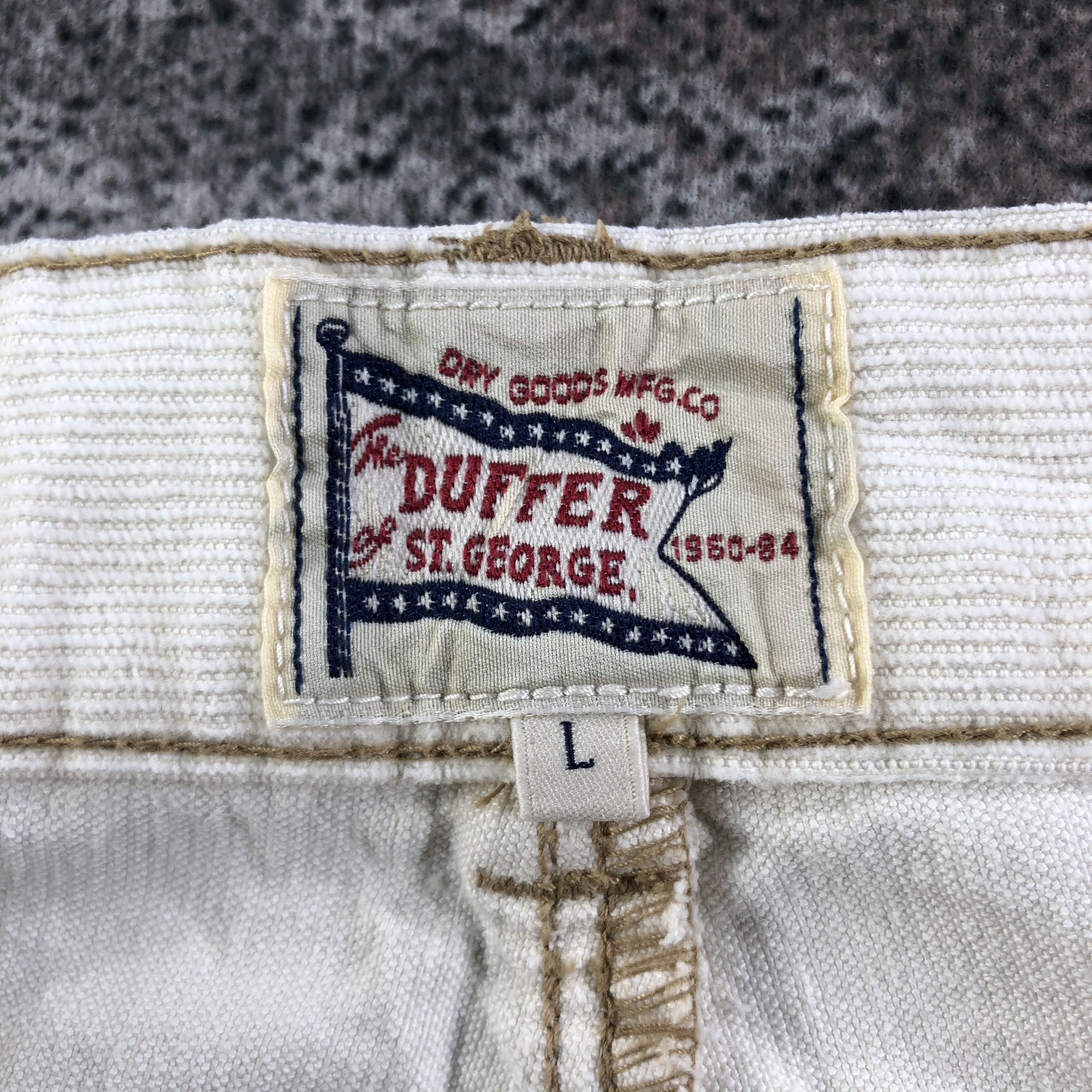 Japanese Brand Duffer Denim Corduroy Jeans KJ2000 Size US 33 - 8 Thumbnail