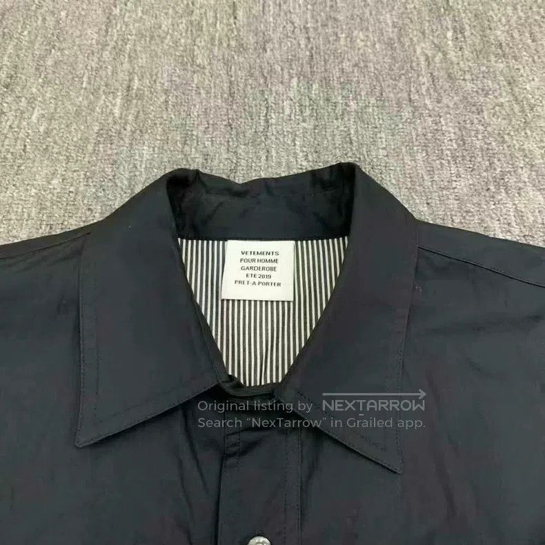 Vetements Vetements Fake Two-Piece Shirt Jacket Size US S / EU 44-46 / 1 - 3 Thumbnail