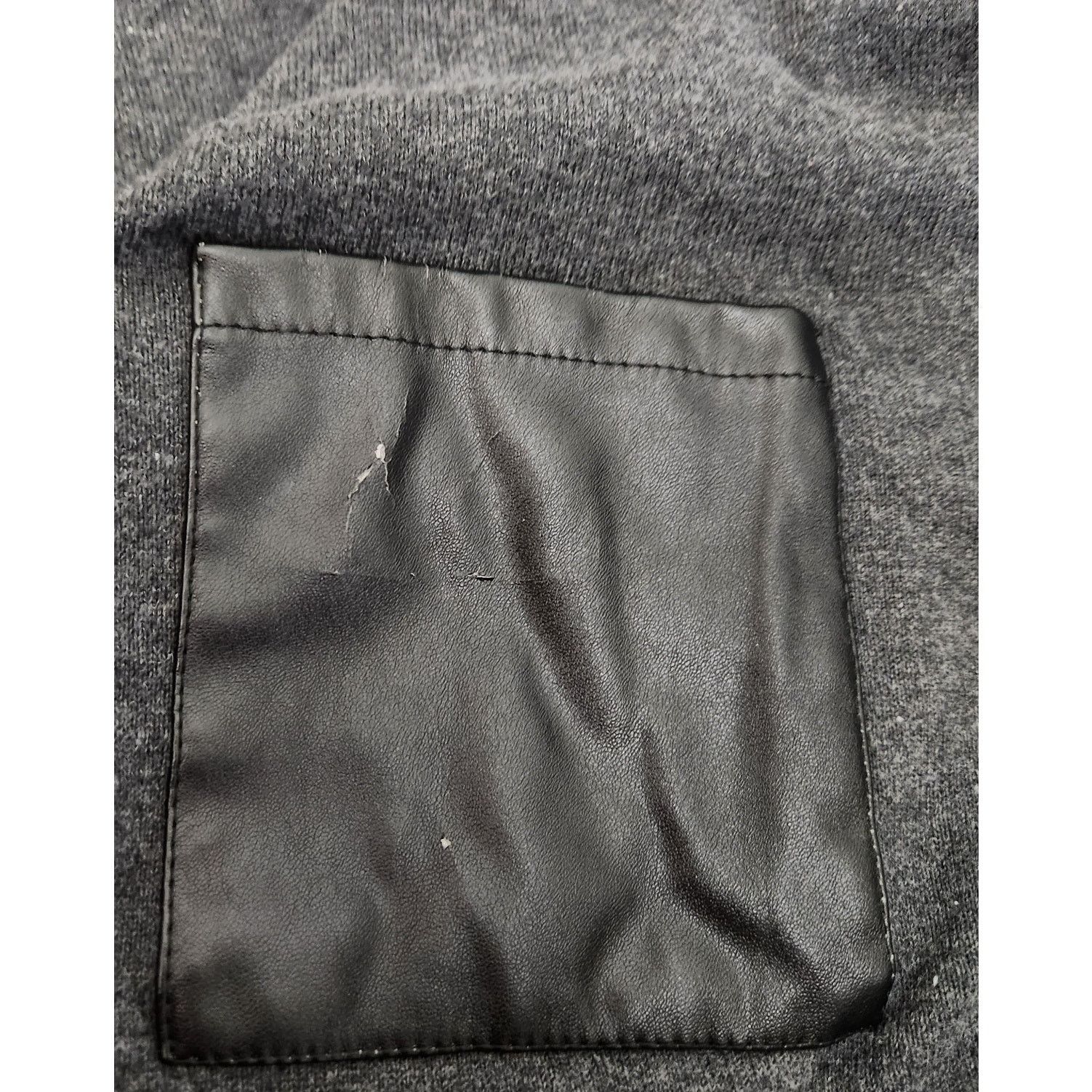 Other Style & Co Gray Charcoal Cowl Neck Sweater Medium Pleather Size M / US 6-8 / IT 42-44 - 5 Thumbnail