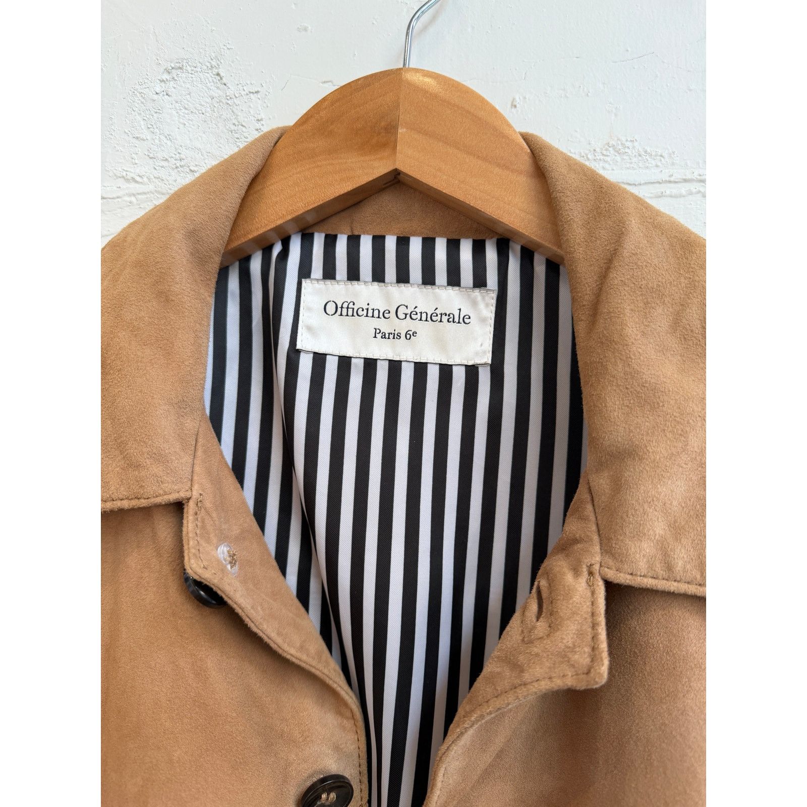 Officine Generale Officine Generale Goat Leather Liam Jacket Size US XL / EU 56 / 4 - 3 Thumbnail