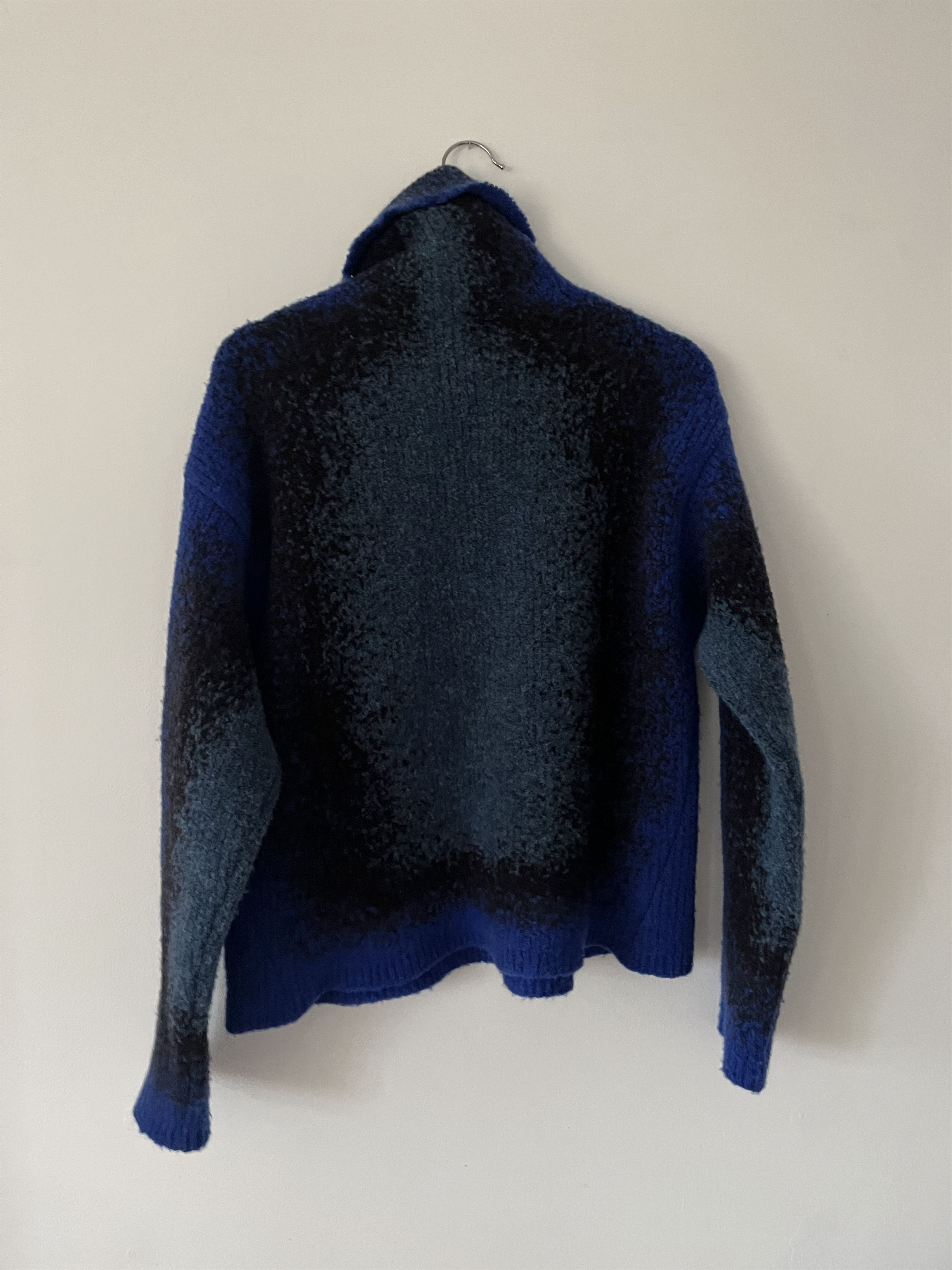 Y/Project Gradient Heavy Knit Turtleneck Blue Size US XS / EU 42 / 0 - 2 Thumbnail