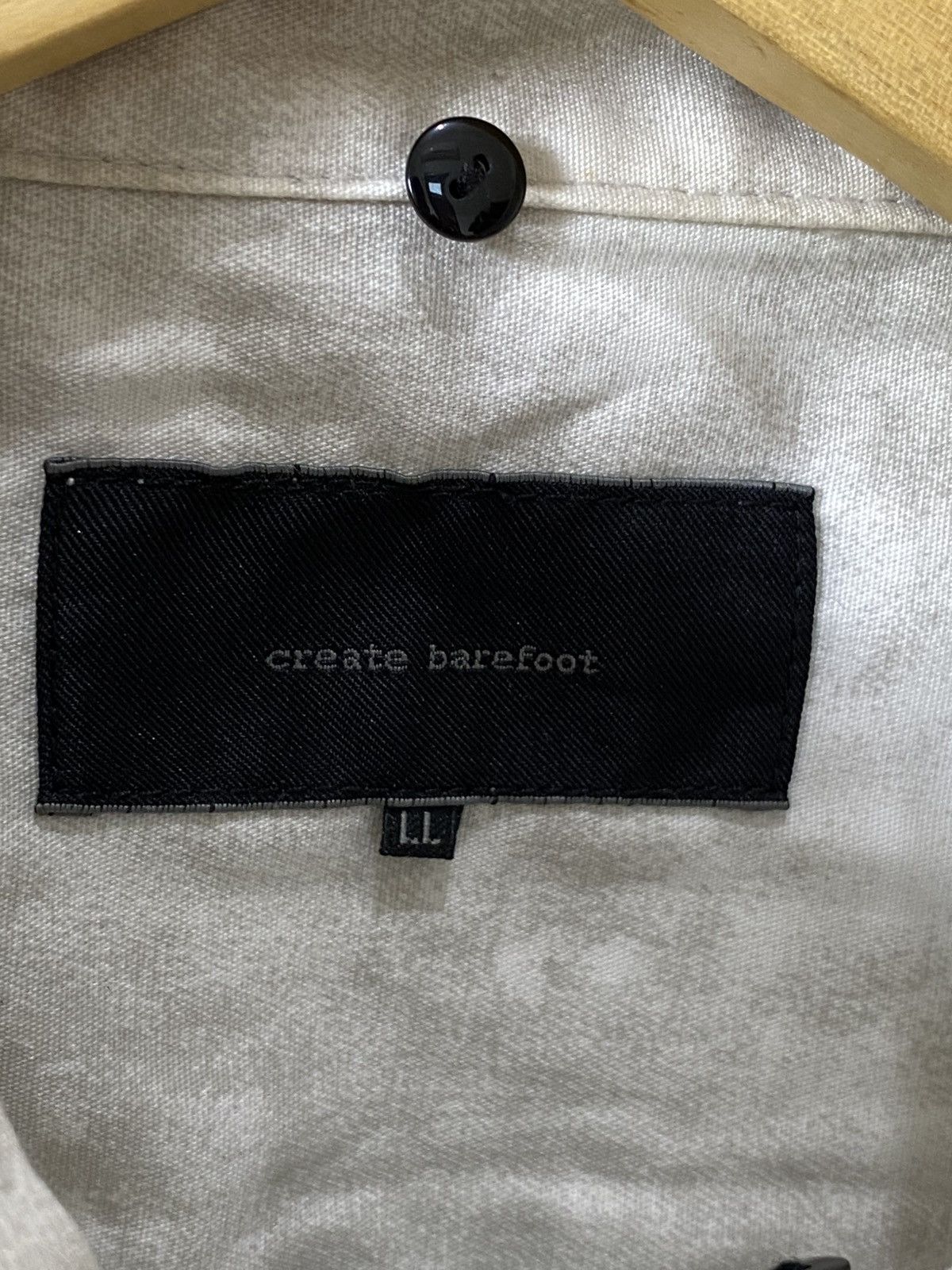 In The Attic Create Barefoot Bleach Zipper Jacket 🌫️ Size US M / EU 48-50 / 2 - 14 Thumbnail
