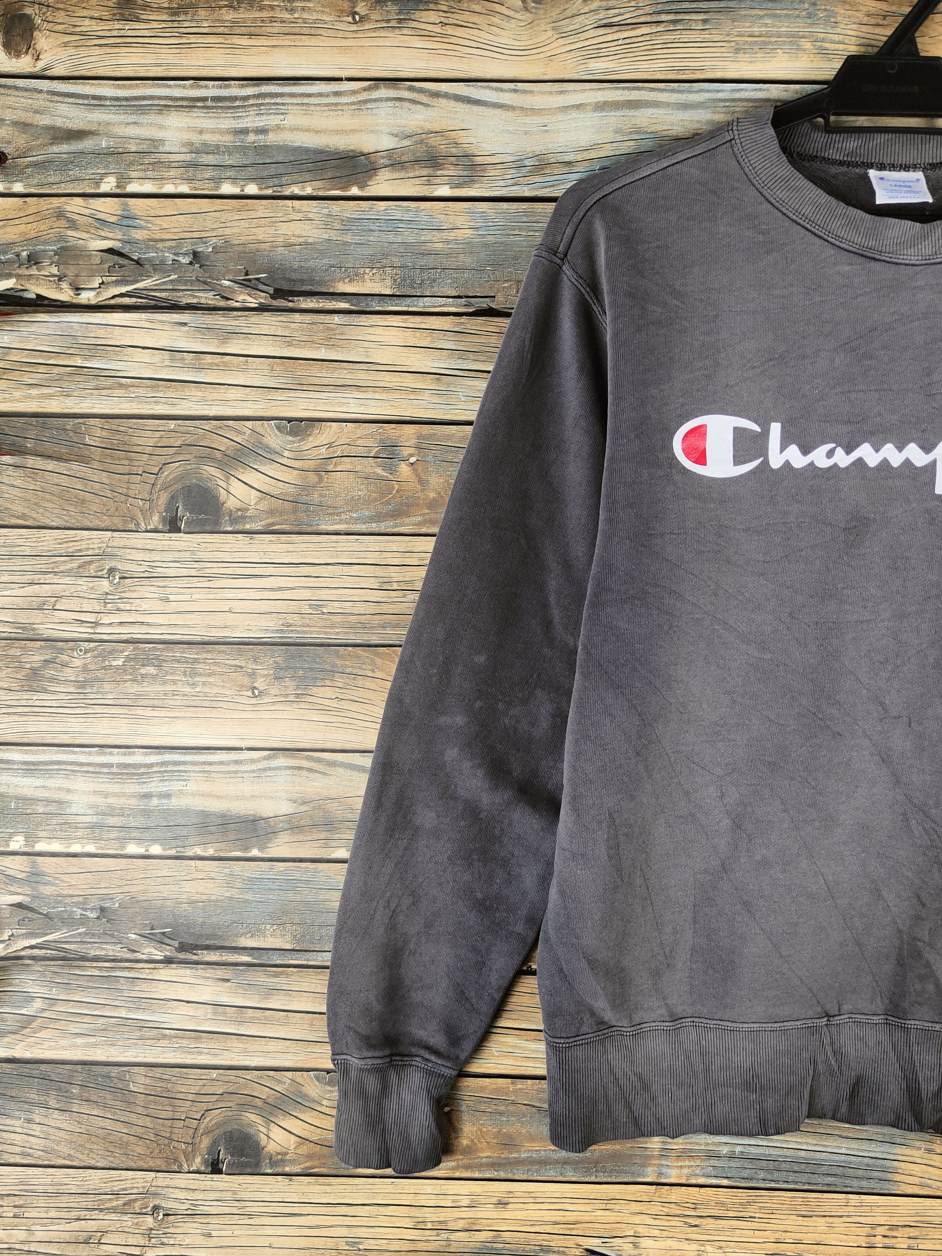 Champion Champion Dark Gray Super Faded Sweatshirts Size US L / EU 52-54 / 3 - 3 Thumbnail