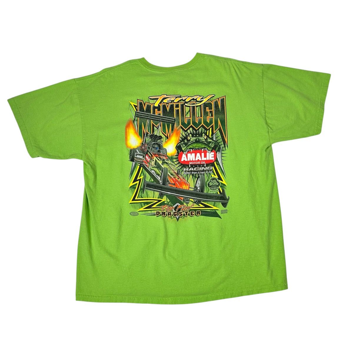 Gildan Terry McMillen NHRA Drag Racing T-Shirt Top Fuel Dragster Size US XL / EU 56 / 4 - 1 Thumbnail