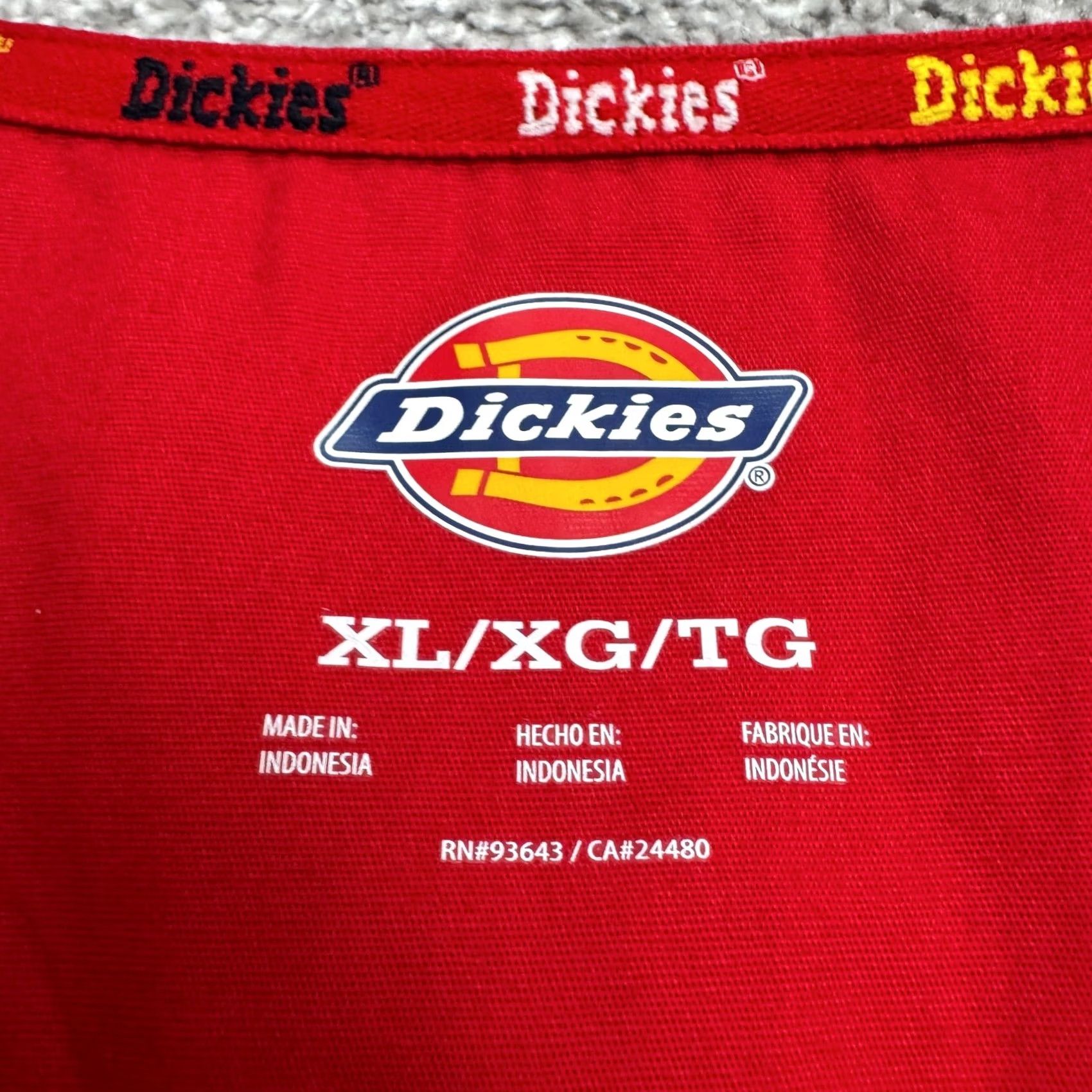 Dickies Dickies EDS Signature Scrub Top Womens XL Red V-Neck Junior Fit Nursing Medical Shirt Size XL / US 12-14 / IT 48-50 - 7 Thumbnail