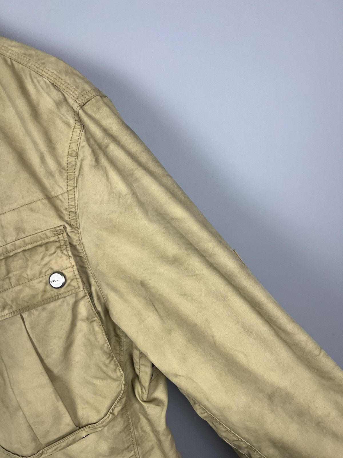 Polo Ralph Lauren (L) POLO RALPH LAUREN Black Label Motorcycle /biker Jacket Size US L / EU 52-54 / 3 - 4 Thumbnail