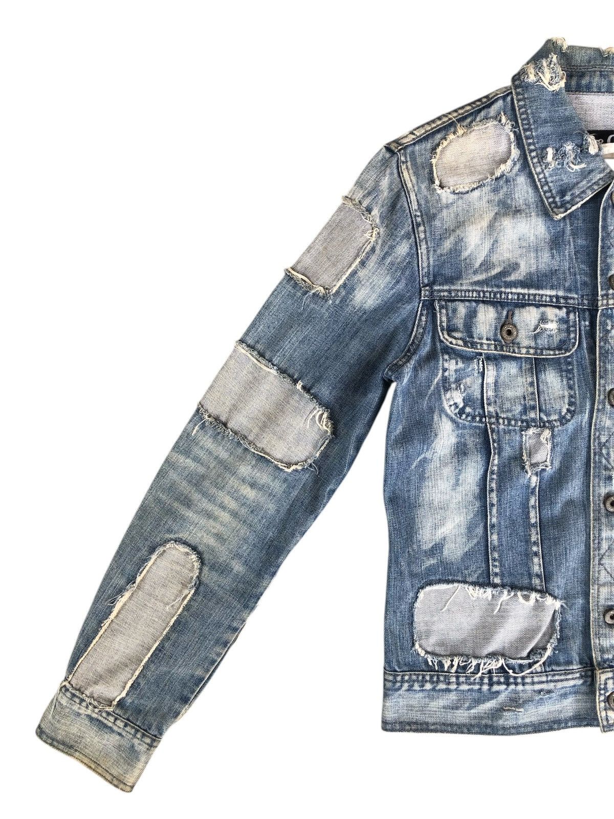 Dolce & Gabbana Dolce & Gabbana Boro Patchwork Distressed Denim Jacket Size US S / EU 44-46 / 1 - 3 Thumbnail