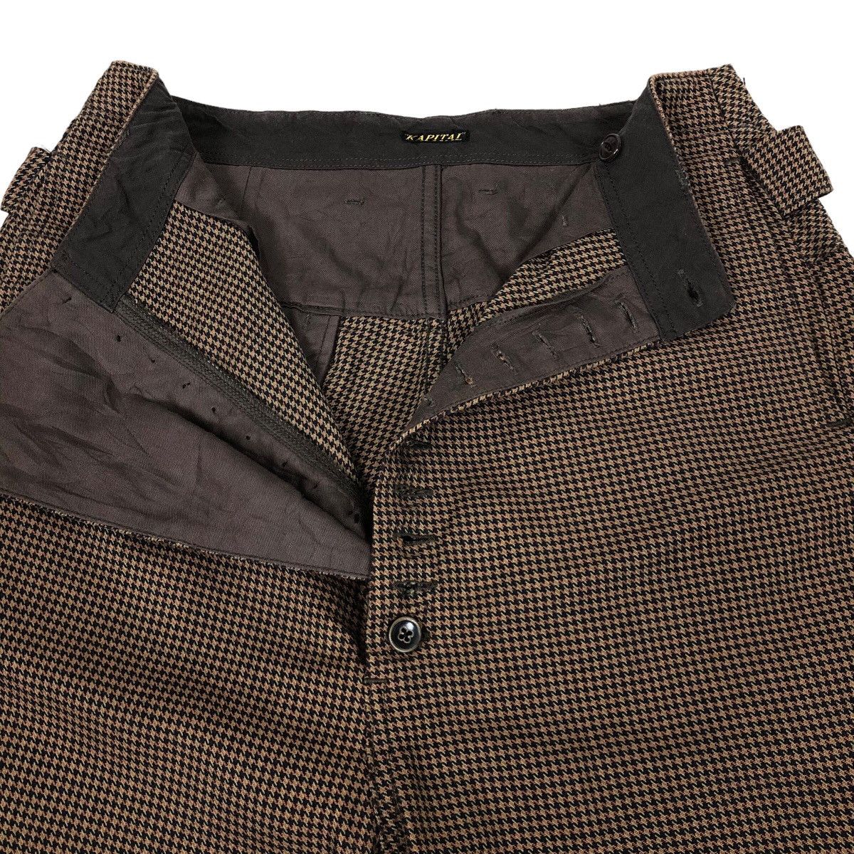 Kapital Vintage Kapital Chino Clown Pants Houndstooth Pattern Size US 28 / EU 44 - 9 Thumbnail