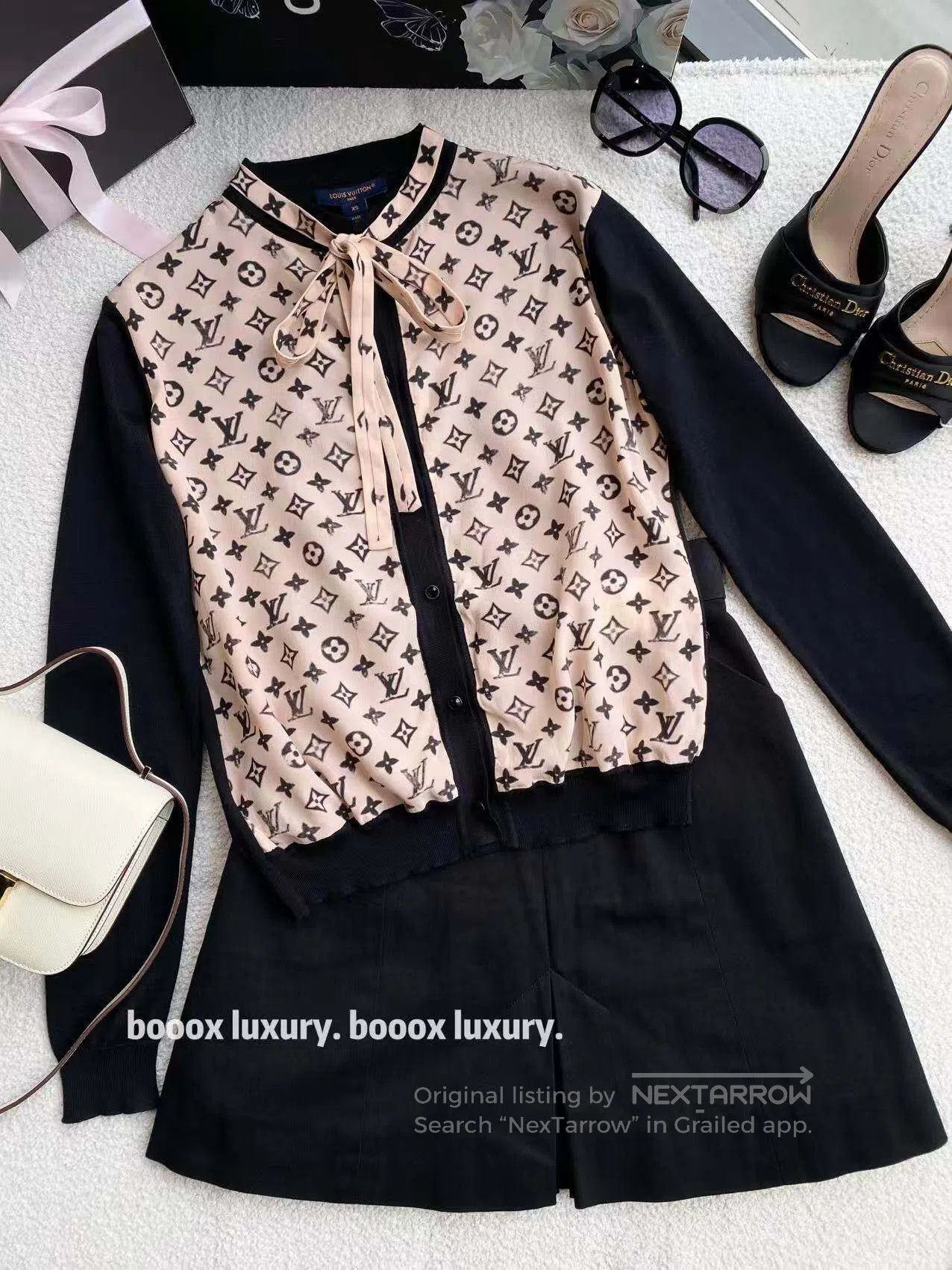 Louis Vuitton Louis Vuitton Old flower cardigan| Size XS / US 0-2 / IT 36-38 - 1 Thumbnail
