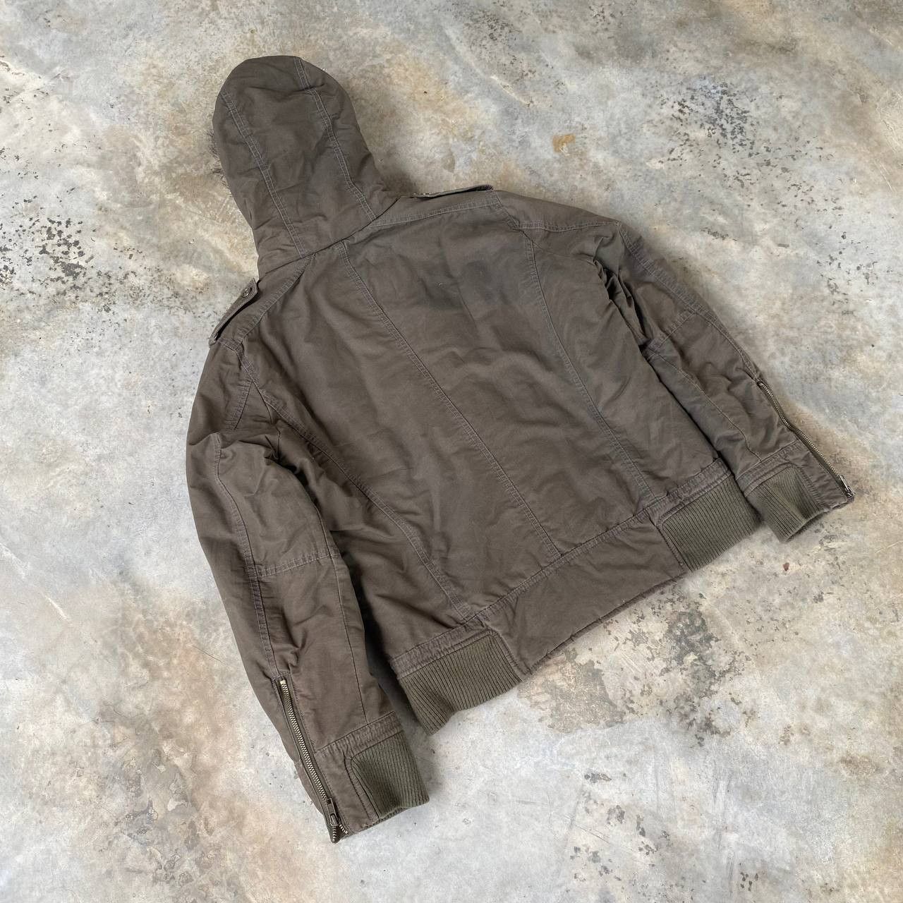 Dickies VINTAGE DICKIES COLD JACKET FUR HOODIE MILITARY GREEN Size US M / EU 48-50 / 2 - 6 Thumbnail