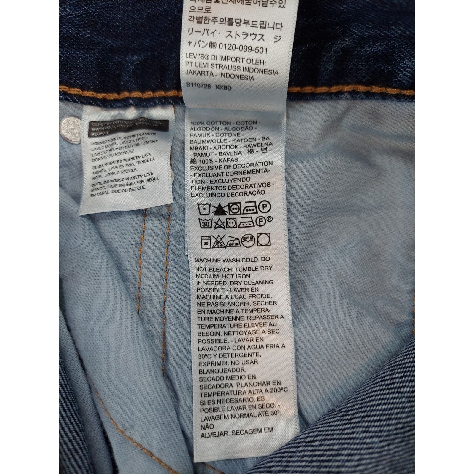 Levi's Levis NEW 505 Regular Straight Leg 40x32 Dark Stonewash Jean Size US 40 / EU 56 - 12 Thumbnail