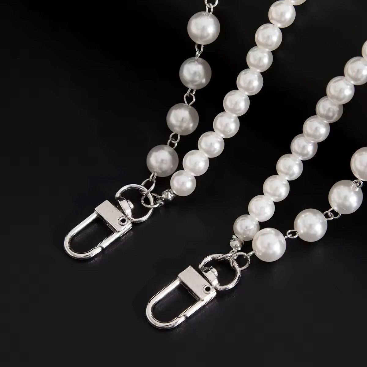 Other Multilayer Imitation Pearl Jeans Pants Keychain Chain Size ONE SIZE - 4 Thumbnail