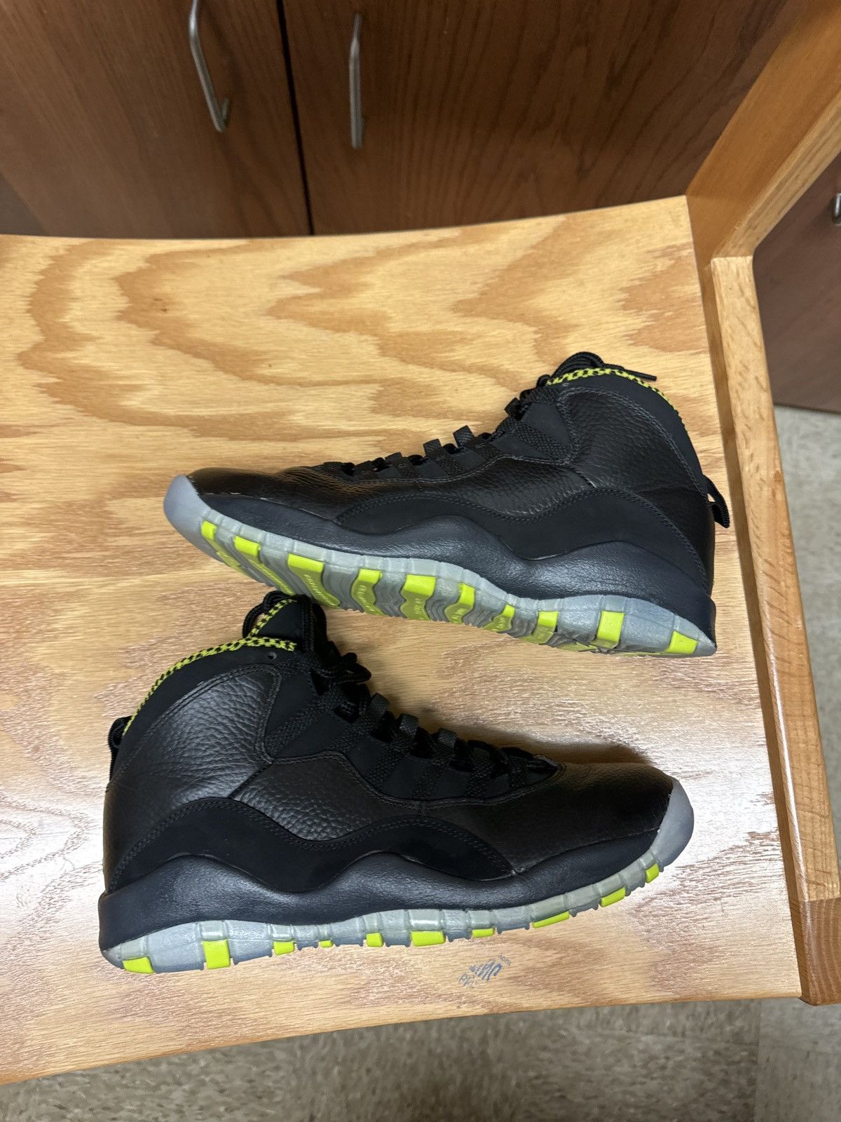 image of Jordan Brand 10 “Venom” Shoes in Black, Men's (Size 9)