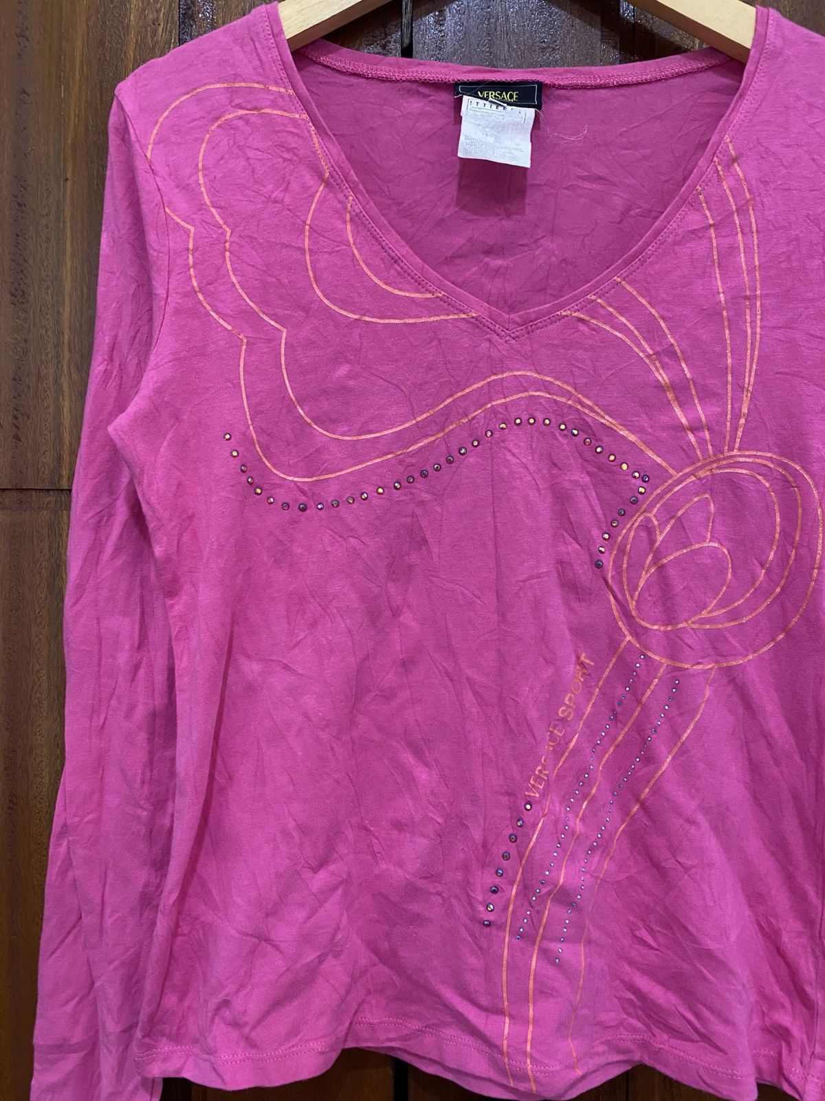 Versace Jeans Couture Versace JeansCouture Printed Longsleeve Pine Size US XL / EU 56 / 4 - 3 Thumbnail