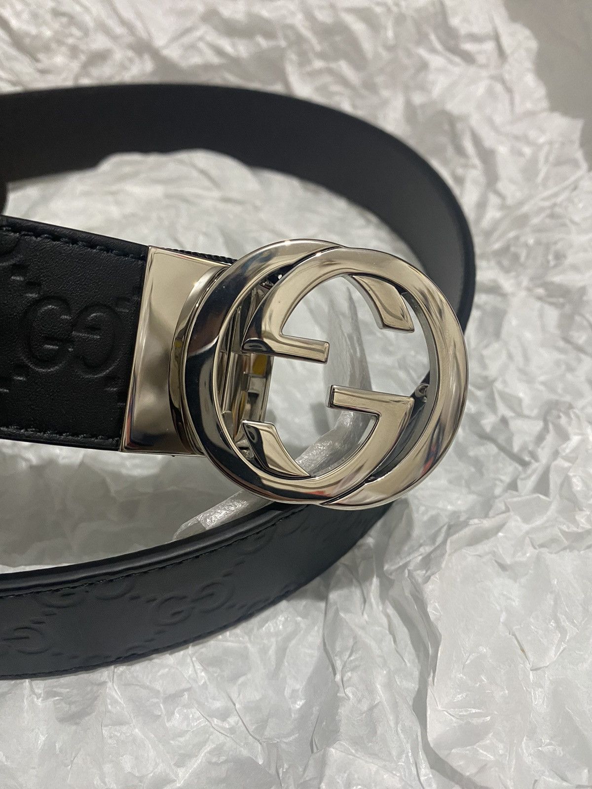 Gucci Gucci gg reversible belt Size 32 - 1 Thumbnail