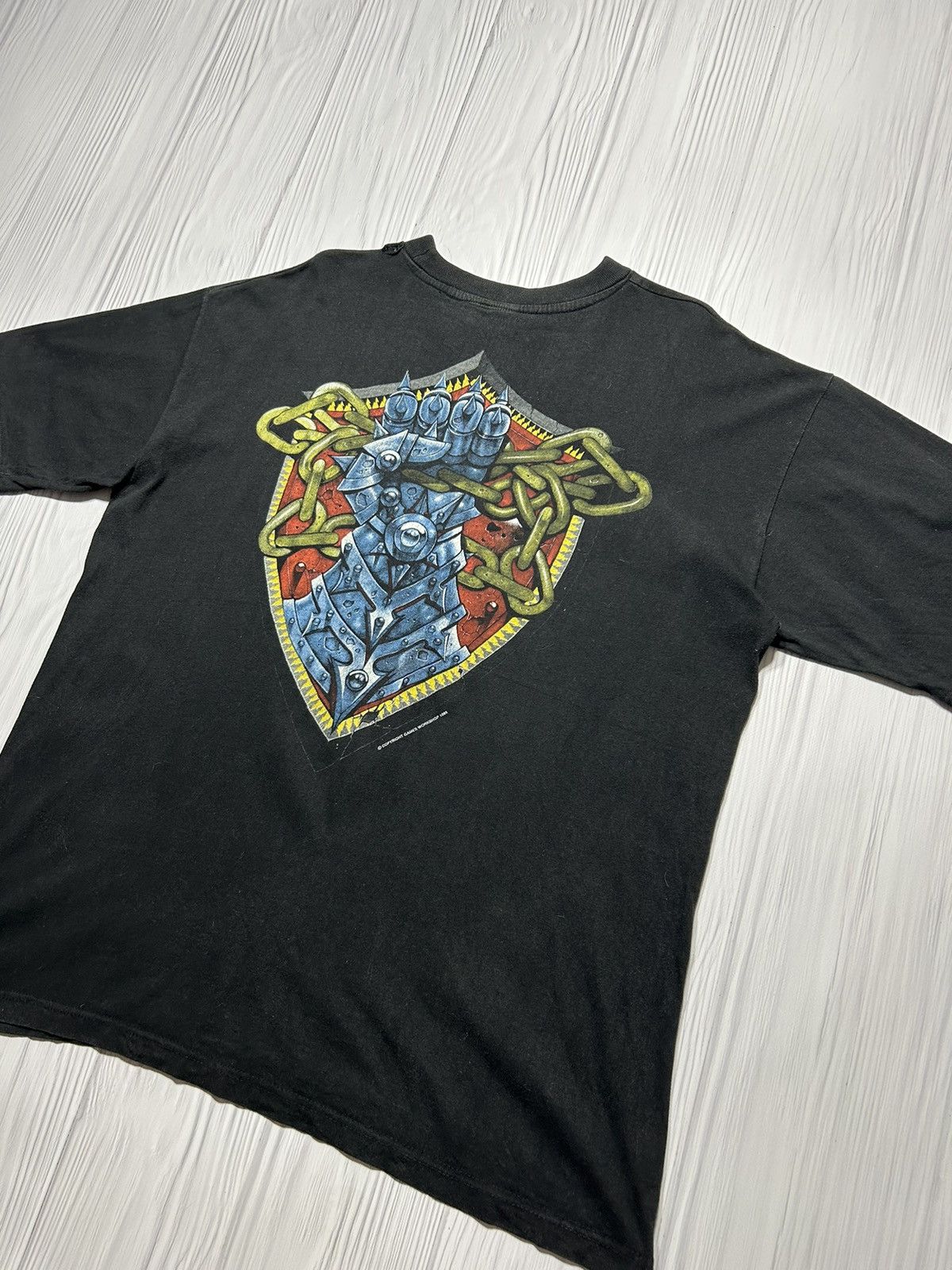 Vintage Rare Vintage 1995 Necromunda Orlocks T-Shirt Size US XL / EU 56 / 4 - 2 Thumbnail