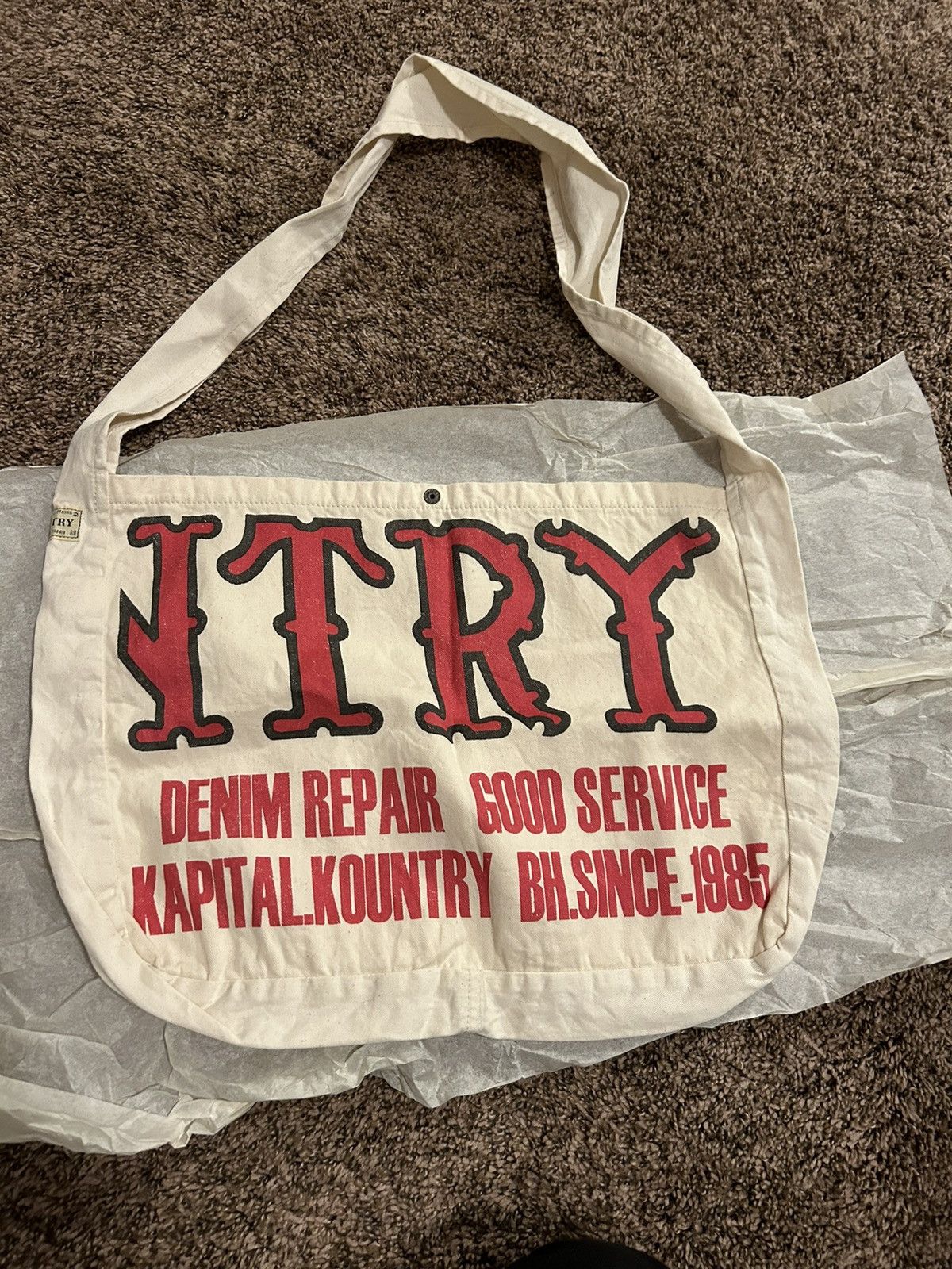 Kapital Kapital Kountry Factory Book Bag | Grailed