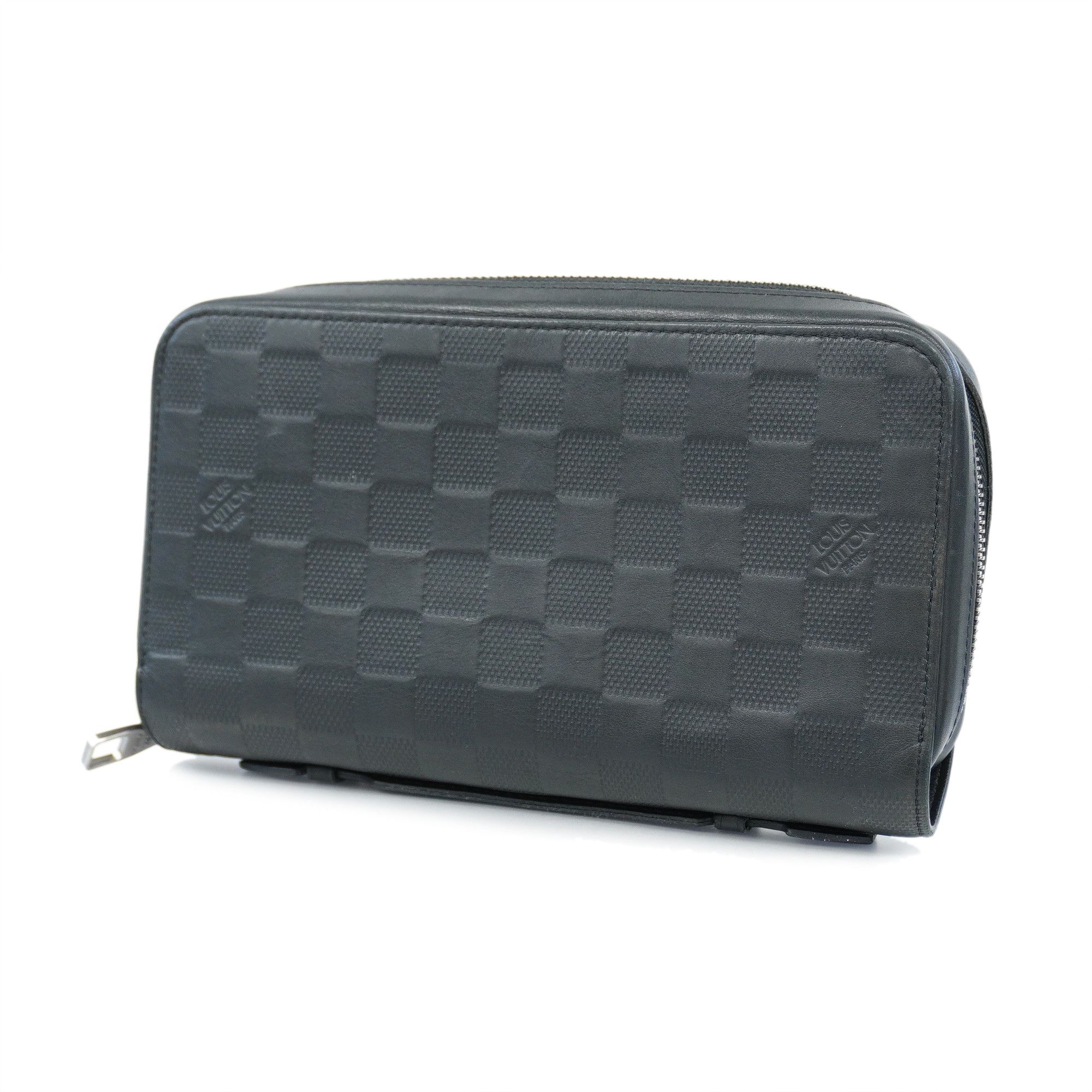 Louis Vuitton Damier Infini Zippy Wallet Vertical N63548 Men's