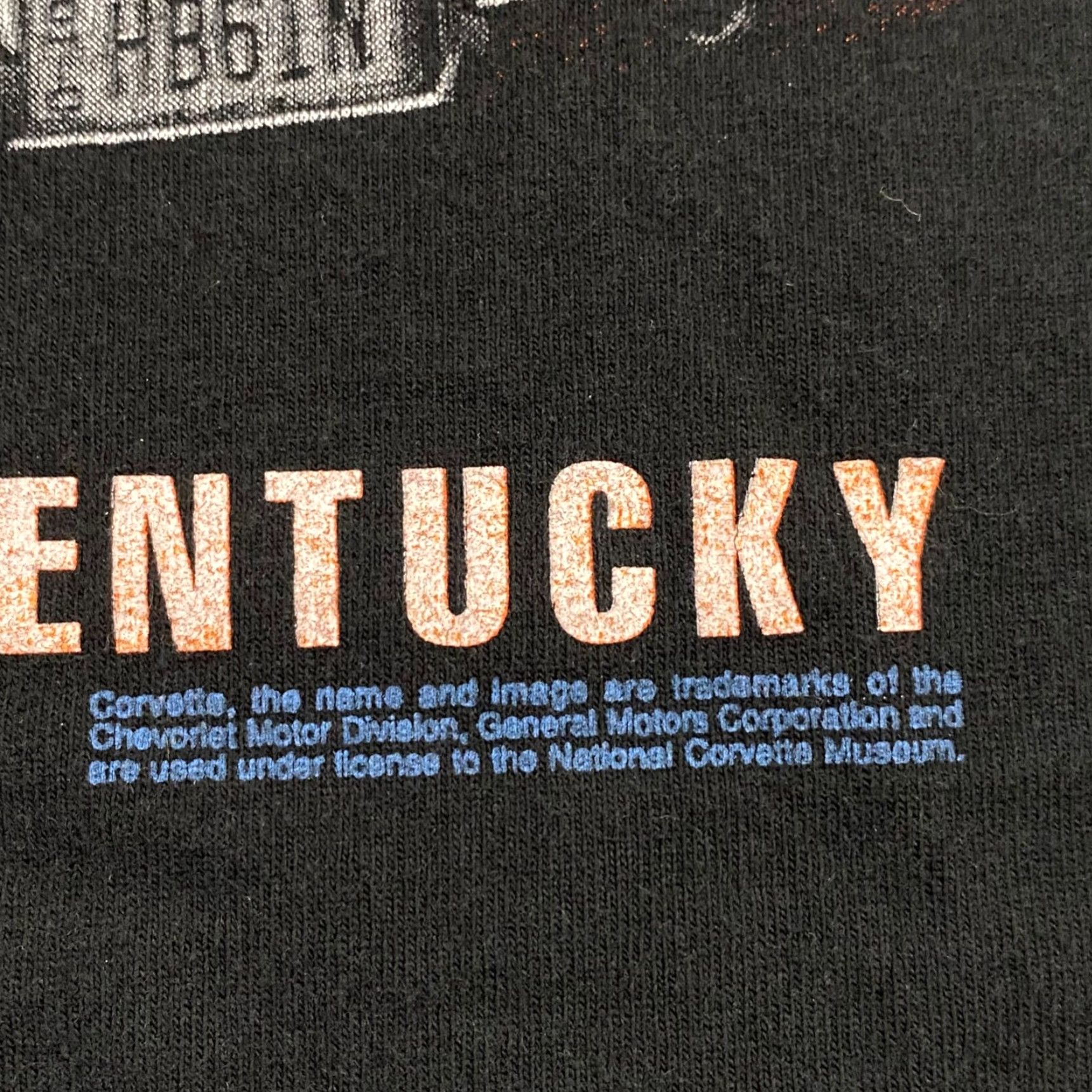 Fruit Of The Loom VINTAGE National Corvette Museum Shirt Mens Large Black Automotive 90s Size US L / EU 52-54 / 3 - 3 Thumbnail