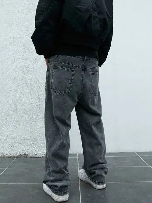 Jean × Vintage LOOSE fit skate washed vintage jeans pants Size US 34 / EU 50 - 3 Thumbnail