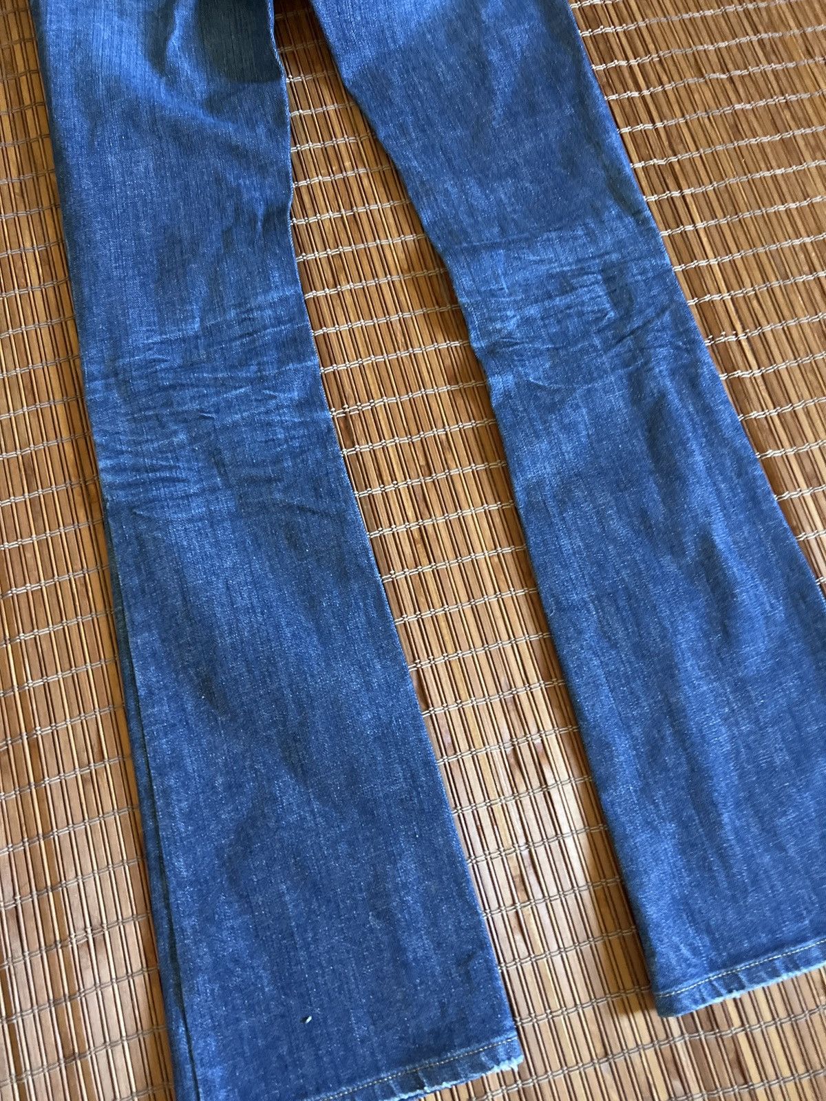 Versace Versace Jeans blue wash distressed bootcut denim Brand New Size 25" / US 0 / IT 36 - 8 Thumbnail