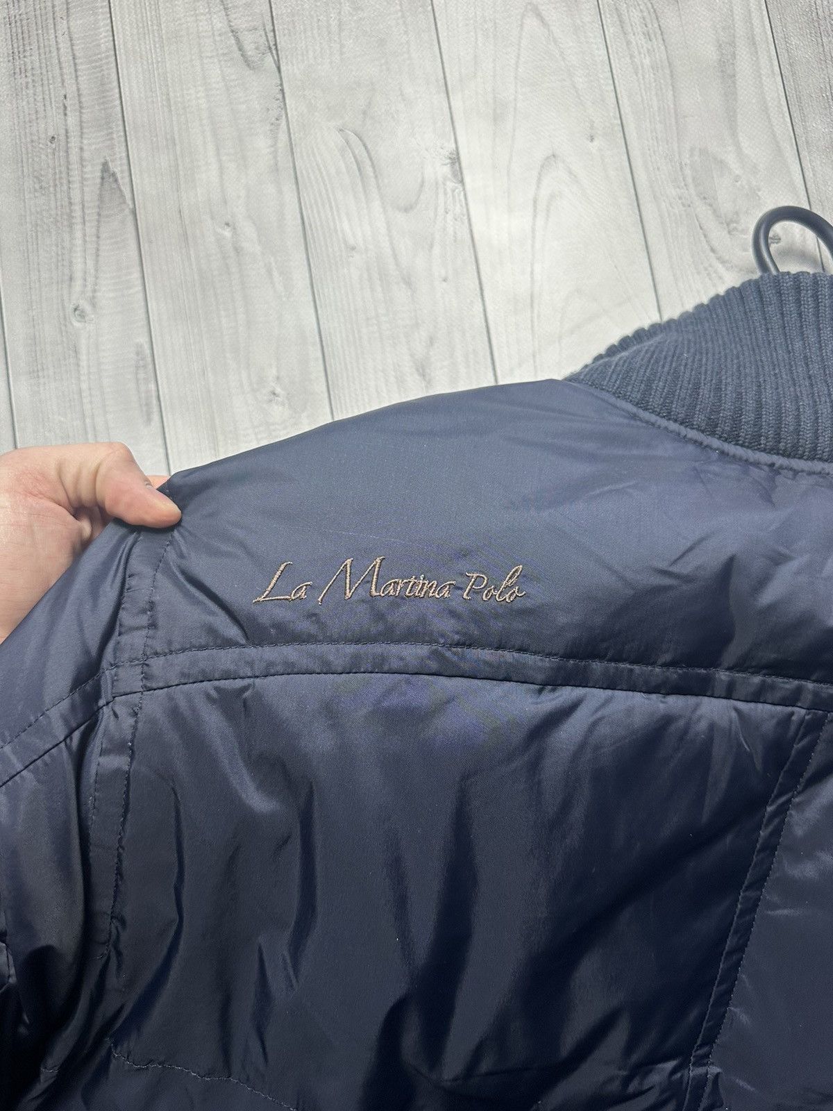 La Martina × Vintage Vintage L A Martina polo jacket down bomber rare logo L/XL Size US XL / EU 56 / 4 - 12 Thumbnail