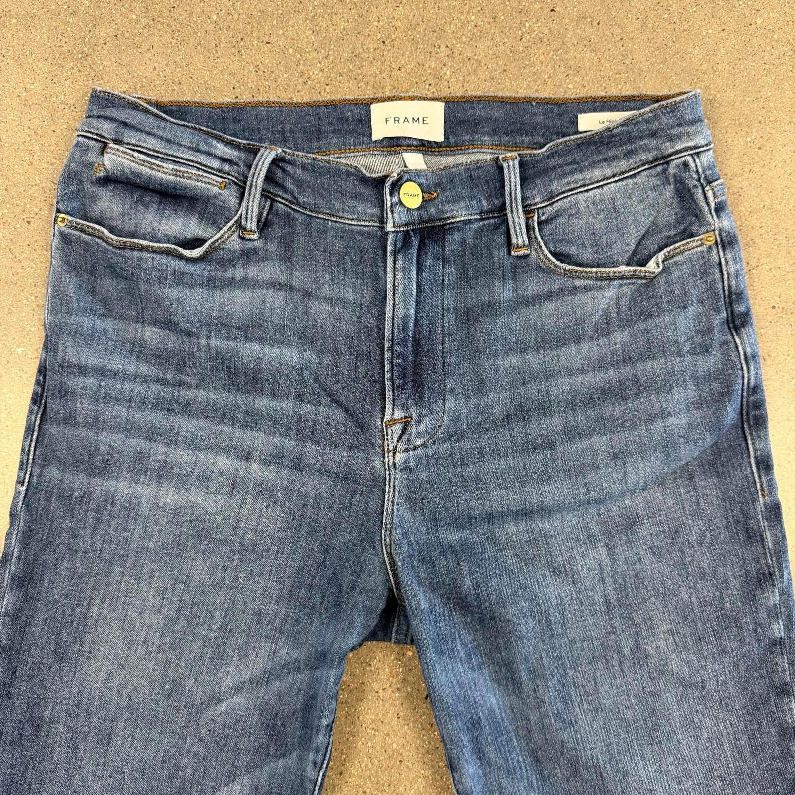 Frame NWOT Frame Denim Le High Flare Jeans Blue Deadstock DS - 33 Size 33" - 7 Thumbnail
